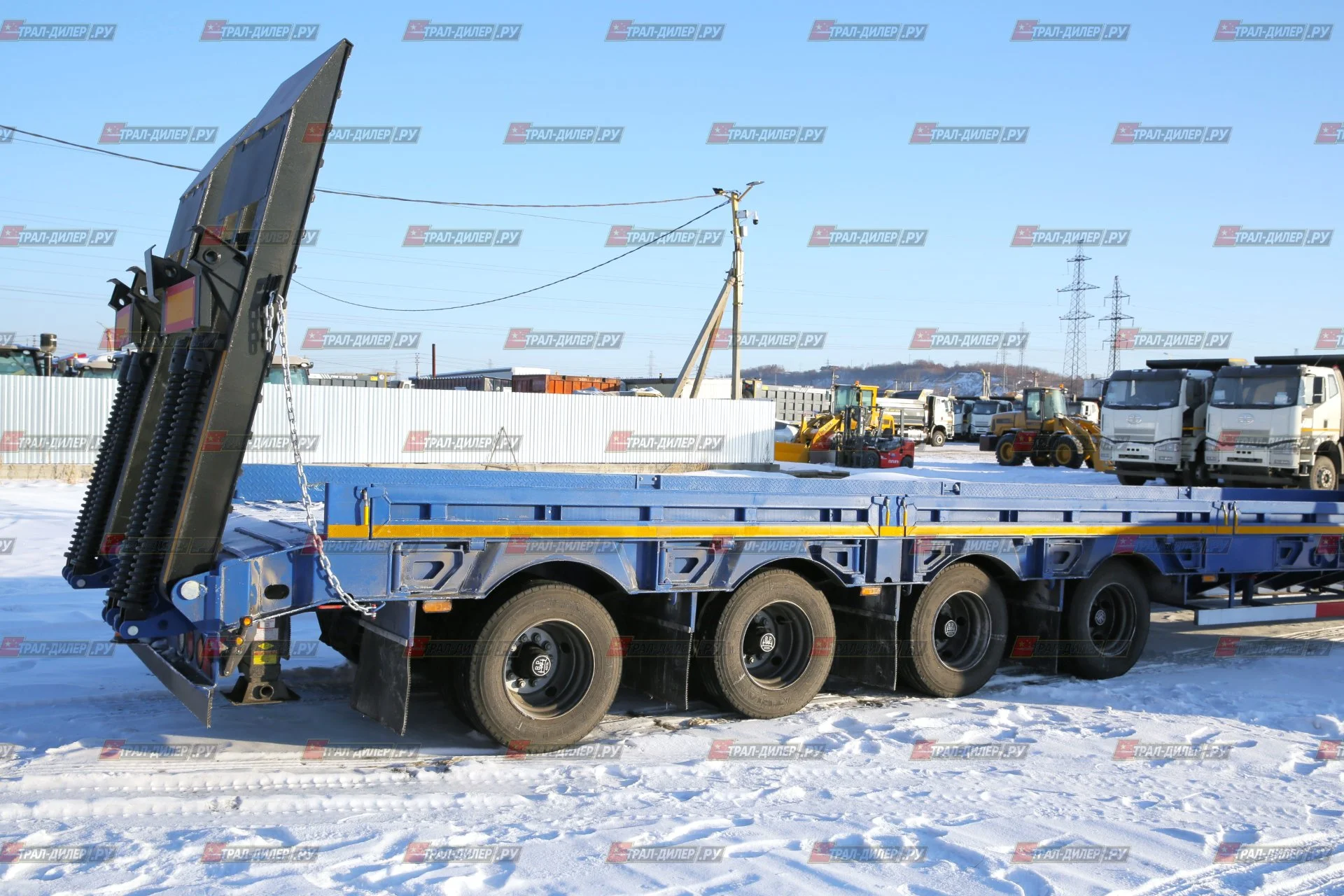 В наличии! Низкорамный трал Amur LYR9708TDP оси BPW - миниатюра 26