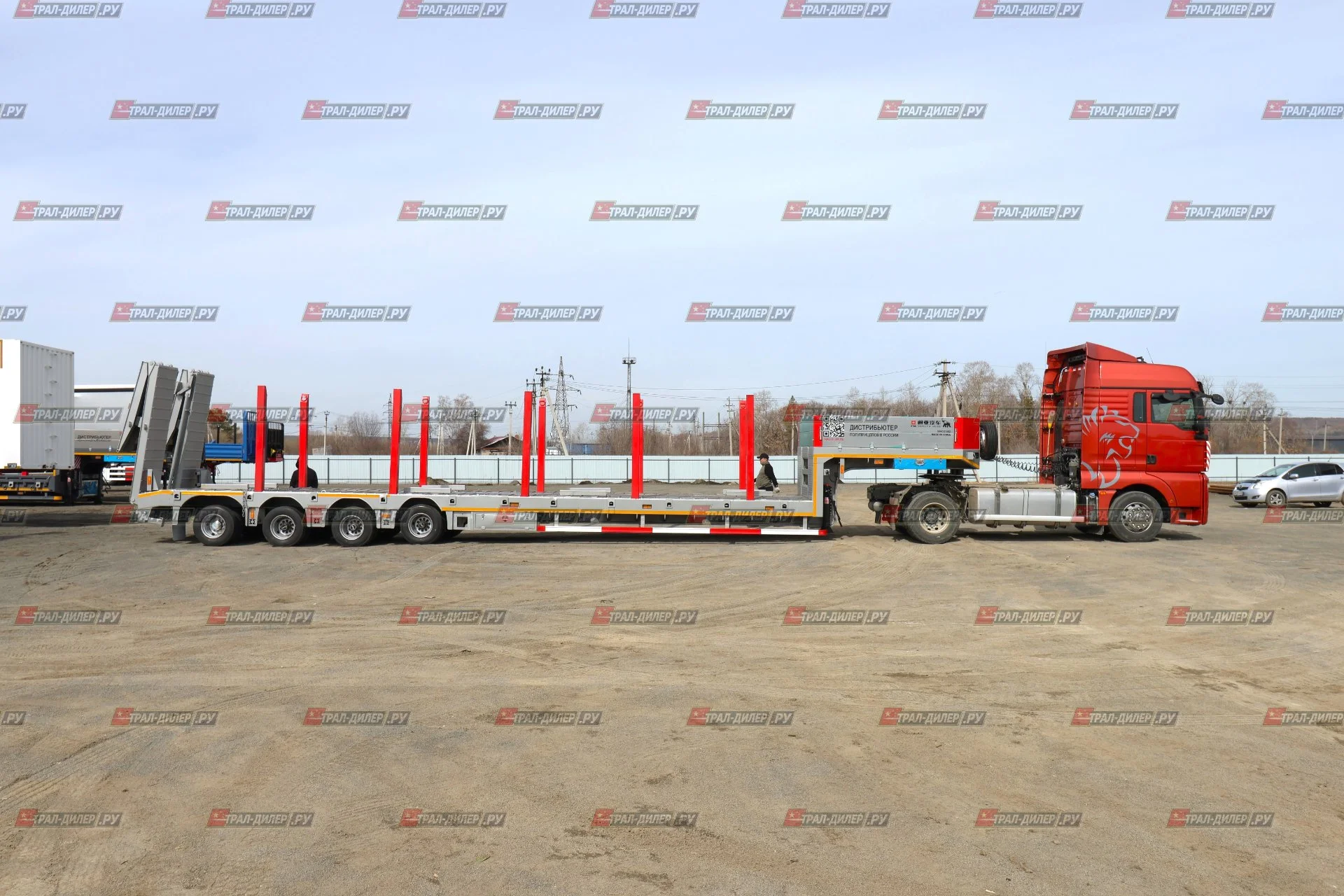 В наличии!  Низкорамный трал Tongyada CTY9804TDPS - миниатюра 2