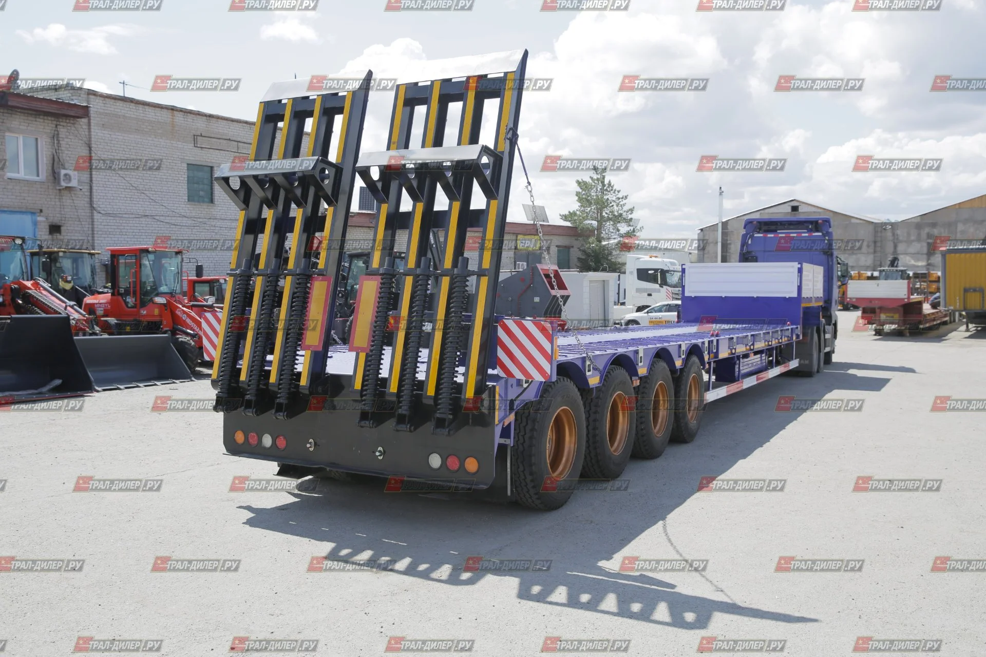 В наличии! Среднерамный трал Tongyada CTY9804TDPS 80 т из стали Q355B - миниатюра 2