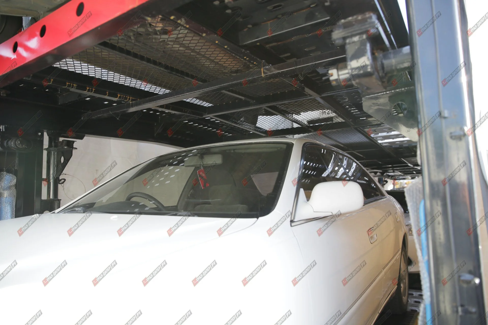 Автовоз гидравлический с тентом Luxuda LZC9407BG - миниатюра 10