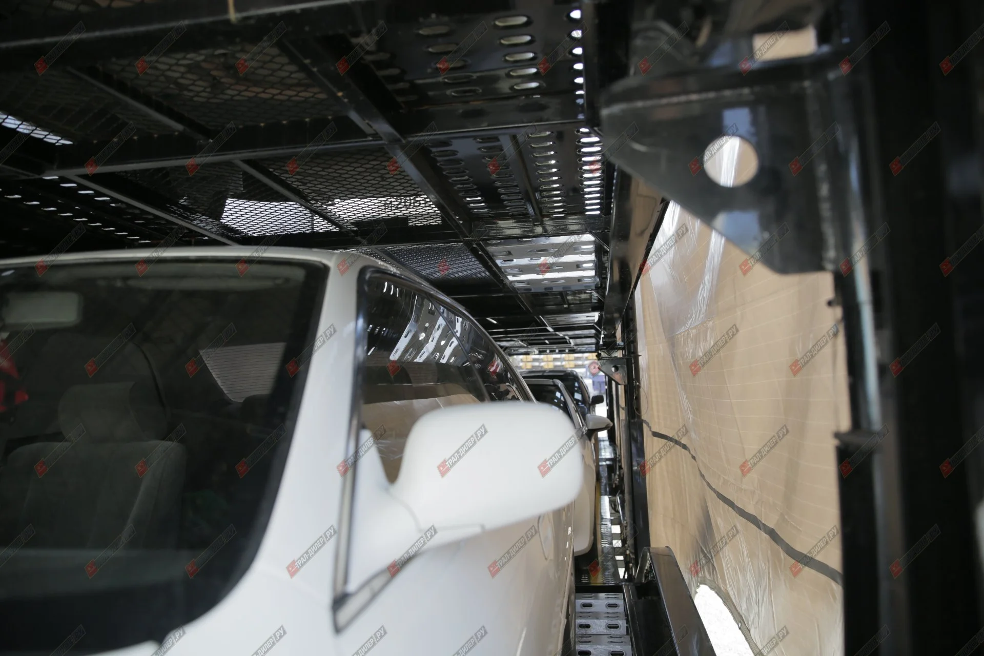 Автовоз гидравлический с тентом Luxuda LZC9407BG - миниатюра 14