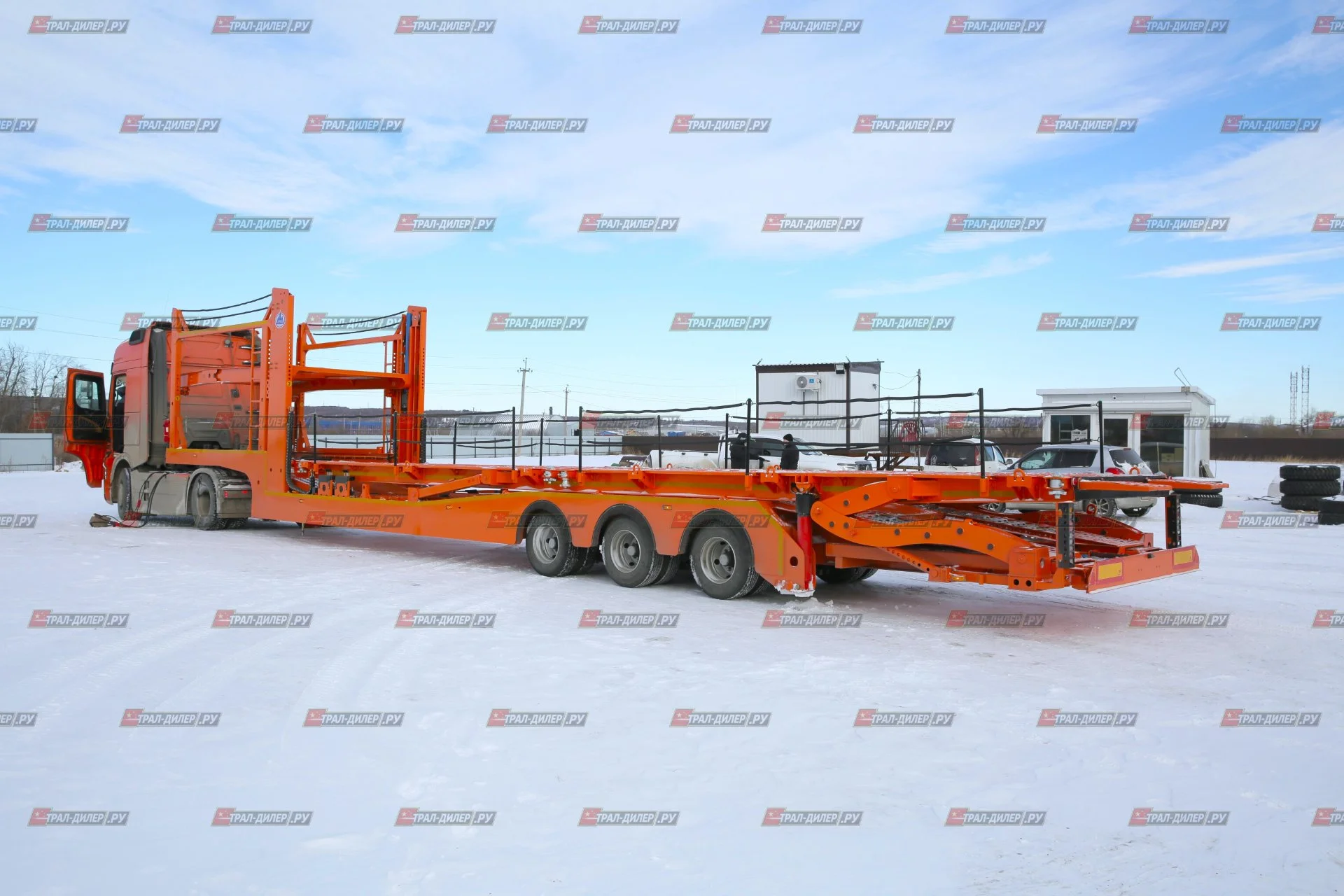 Автовоз- контейнеровоз Luxuda LZC9506BG - изображение 1