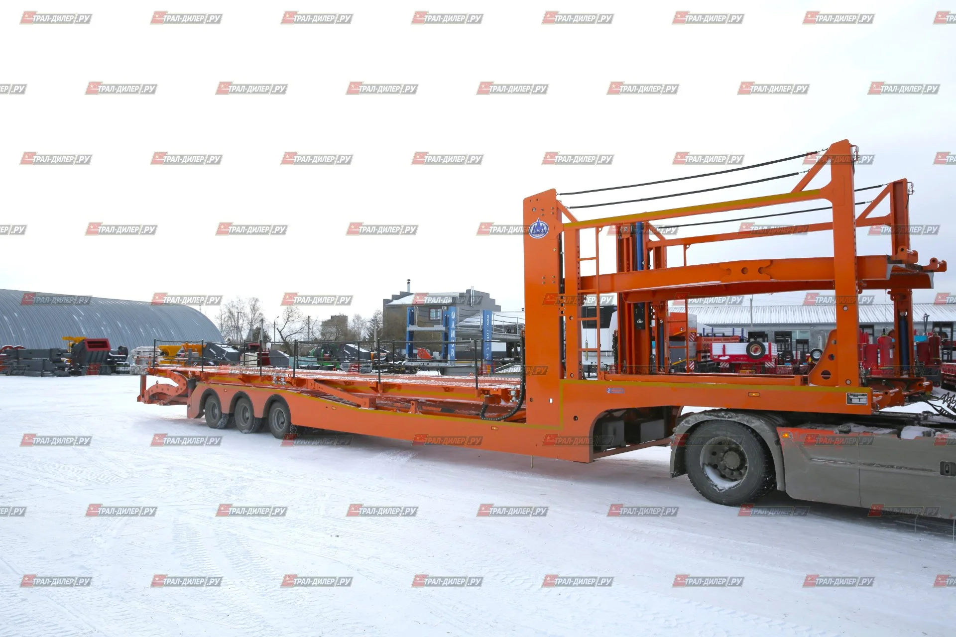 Автовоз- контейнеровоз Luxuda LZC9506BG - миниатюра 5