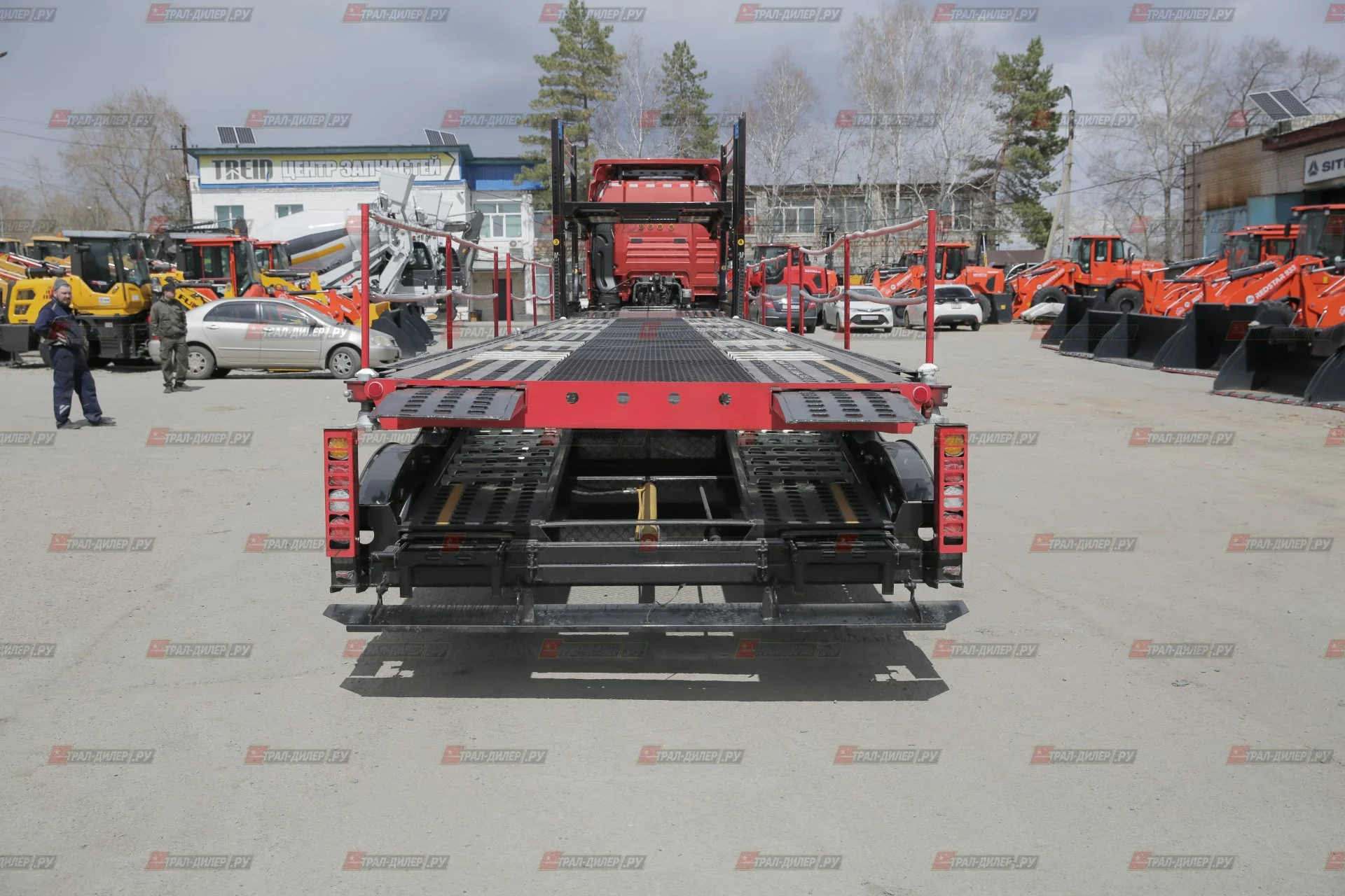 Автовоз- контейнеровоз  Luxuda LZC9506BG - миниатюра 5