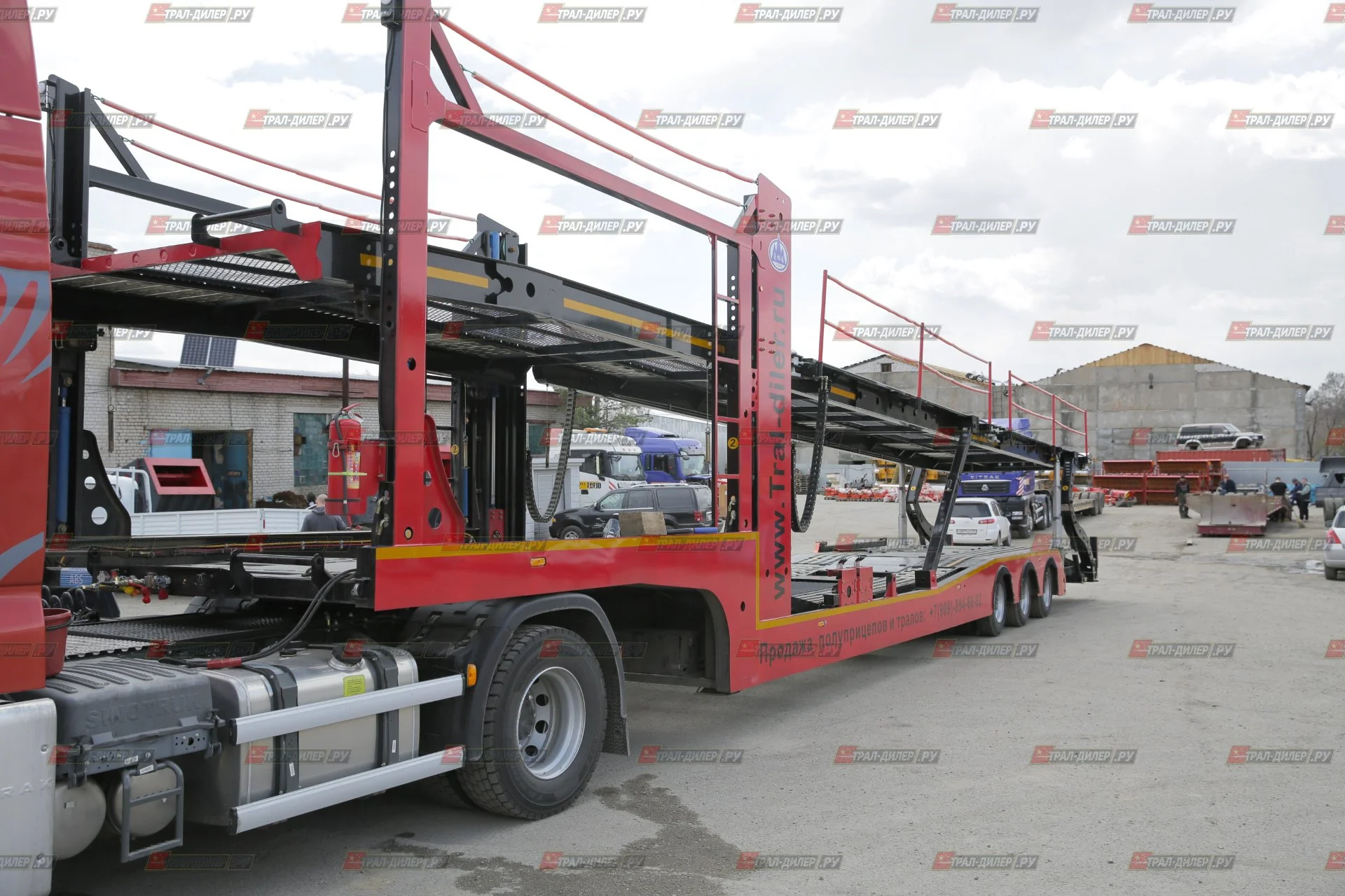 Автовоз- контейнеровоз  Luxuda LZC9506BG - миниатюра 24