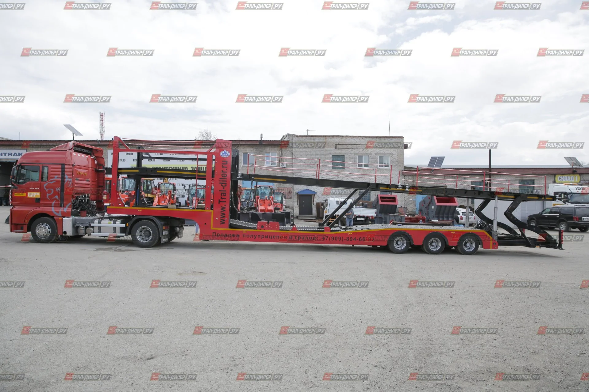 Автовоз- контейнеровоз  Luxuda LZC9506BG - миниатюра 25