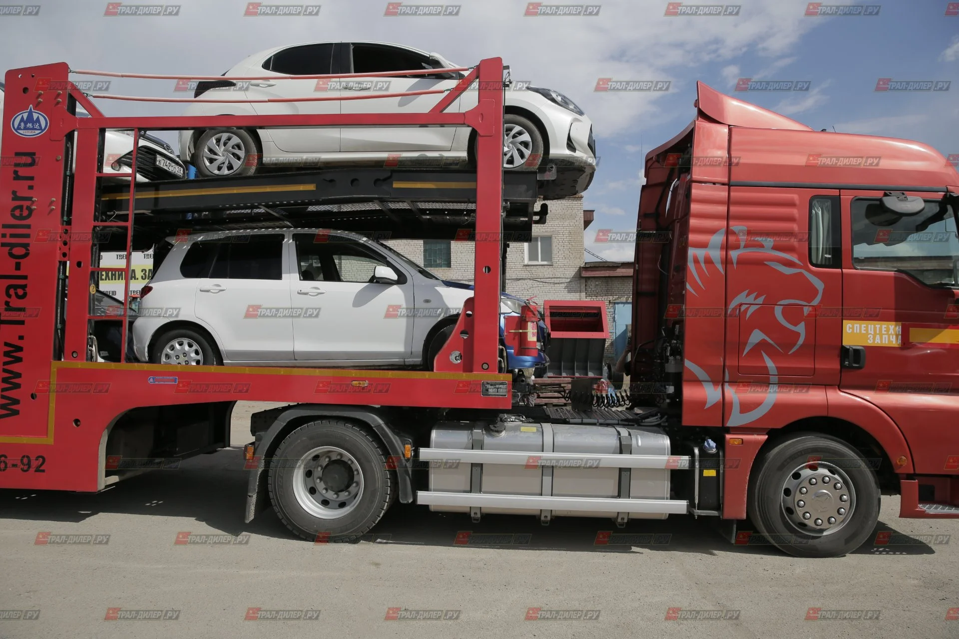 Автовоз- контейнеровоз  Luxuda LZC9506BG - миниатюра 36