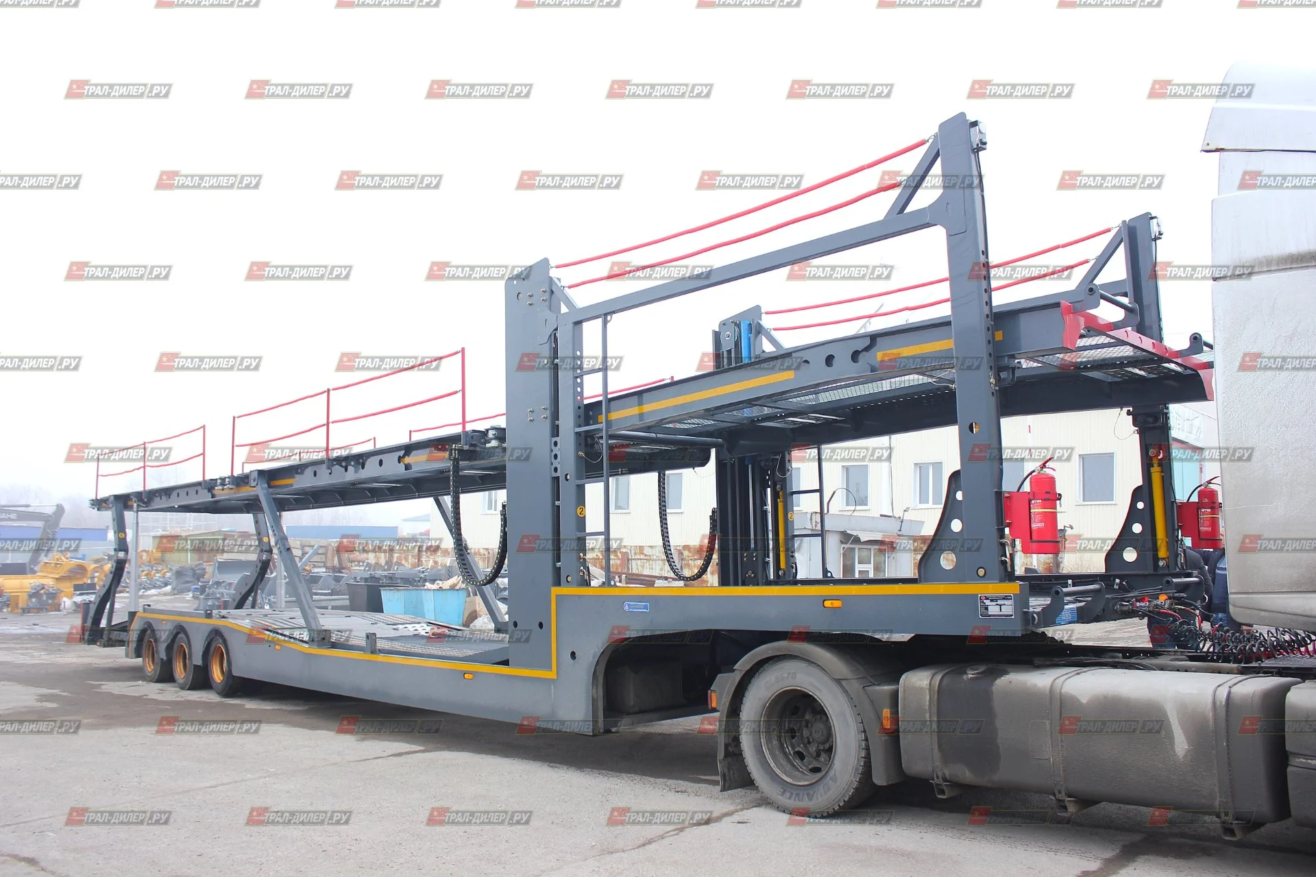 Автовоз- контейнеровоз  Luxuda LZC9506BG - миниатюра 2