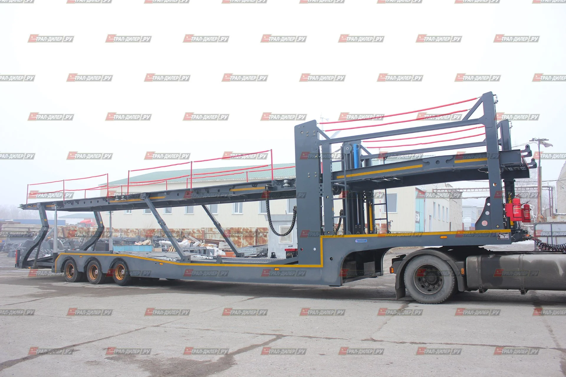 Автовоз- контейнеровоз  Luxuda LZC9506BG - миниатюра 3
