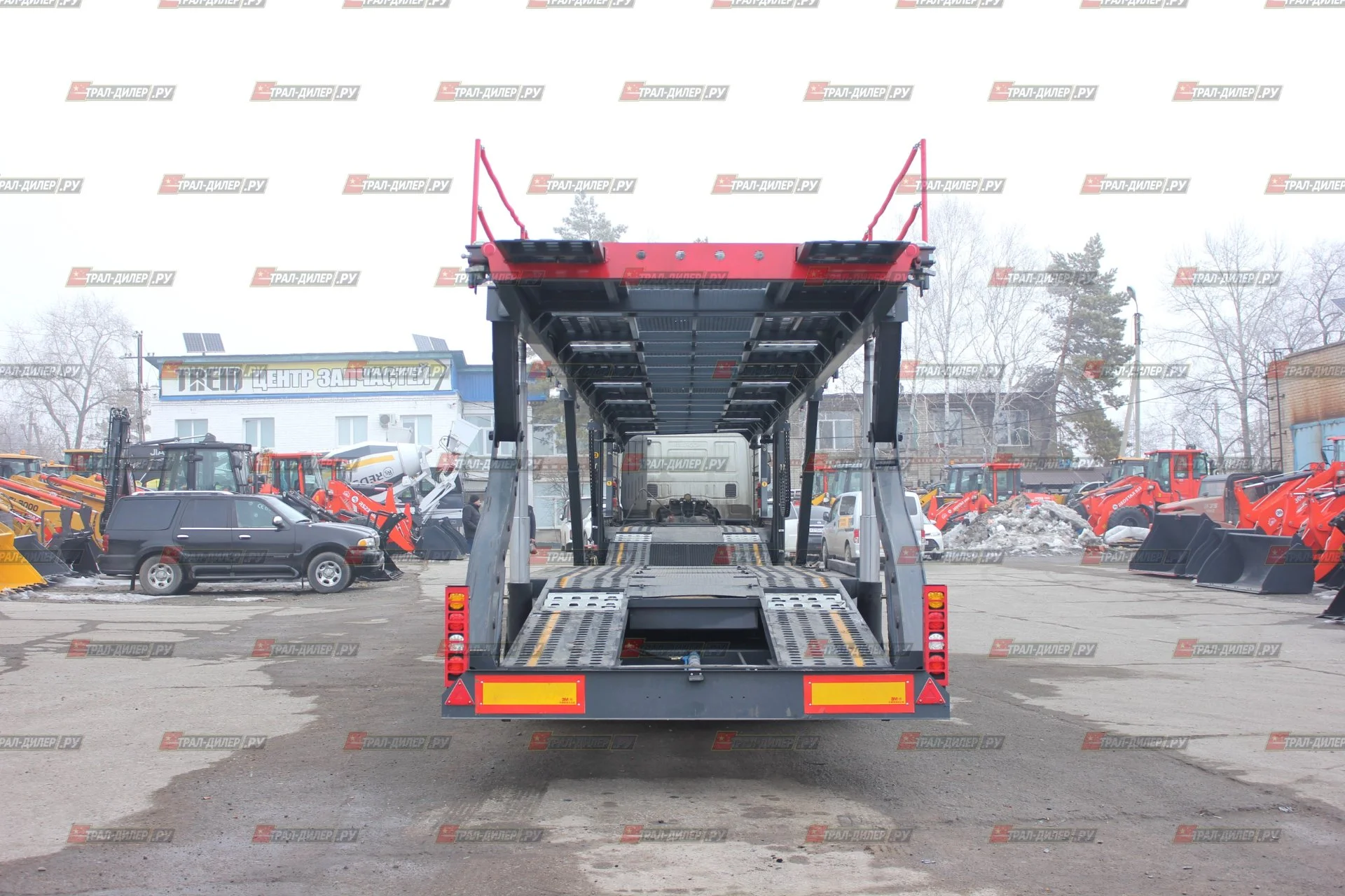 Автовоз- контейнеровоз  Luxuda LZC9506BG - миниатюра 4