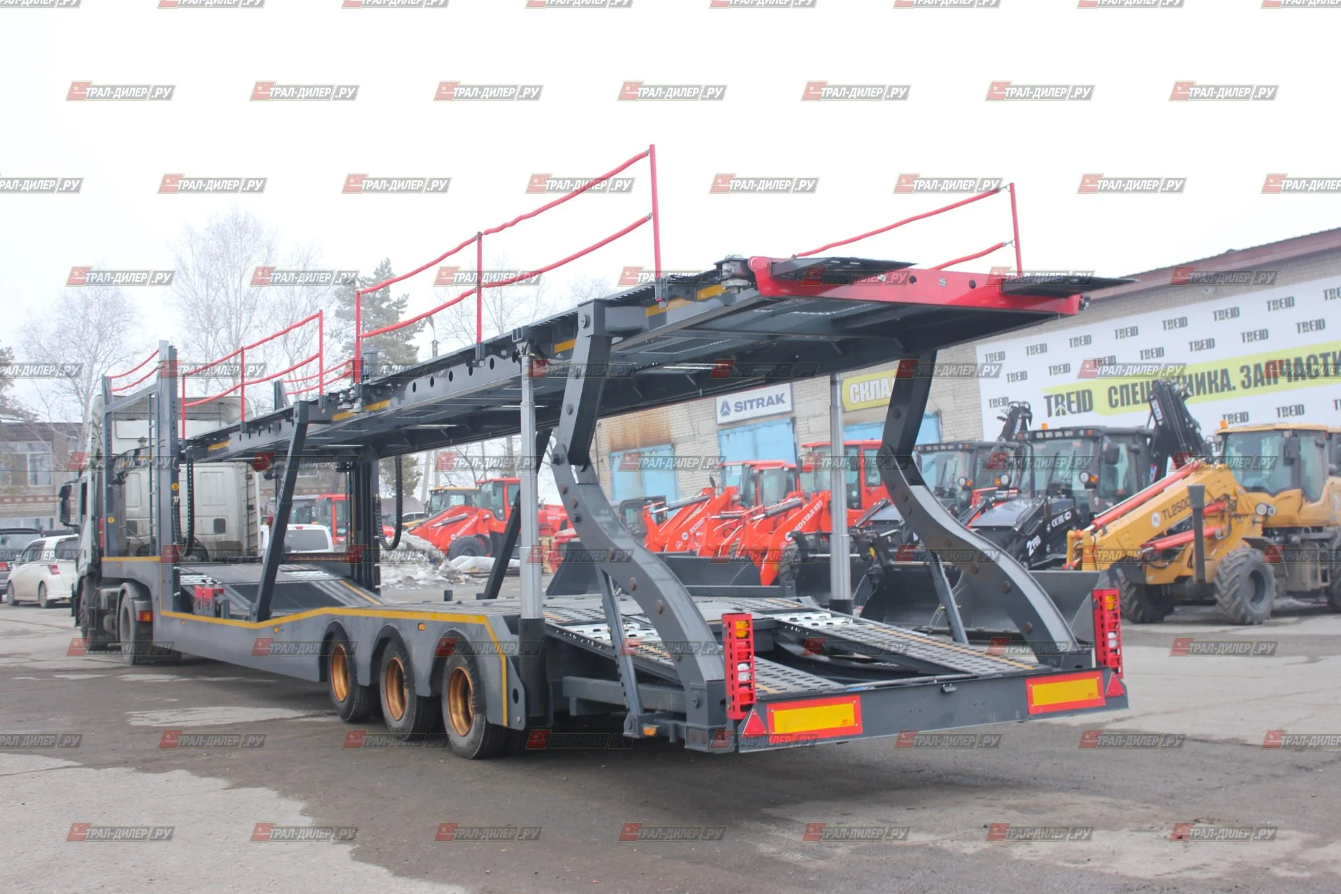 Автовоз- контейнеровоз  Luxuda LZC9506BG - миниатюра 5
