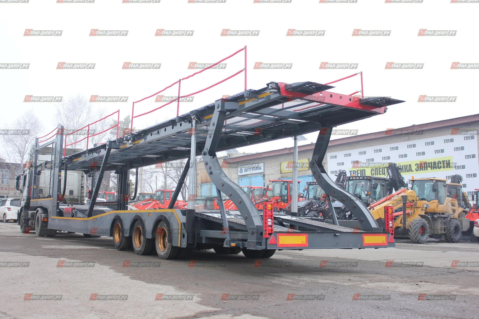 Автовоз- контейнеровоз  Luxuda LZC9506BG - миниатюра 6