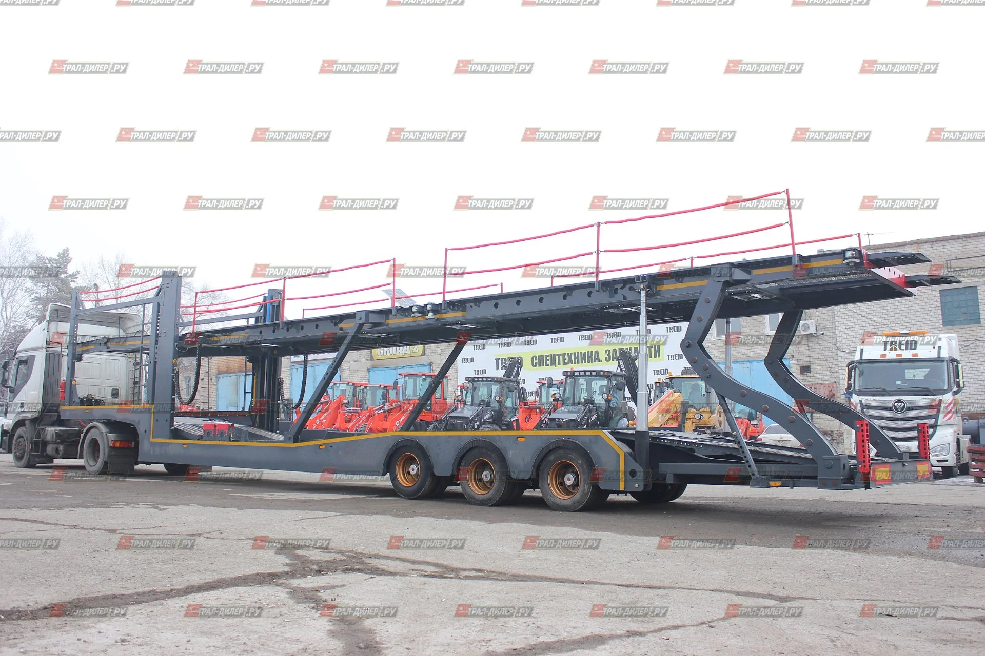 Автовоз- контейнеровоз  Luxuda LZC9506BG - миниатюра 7