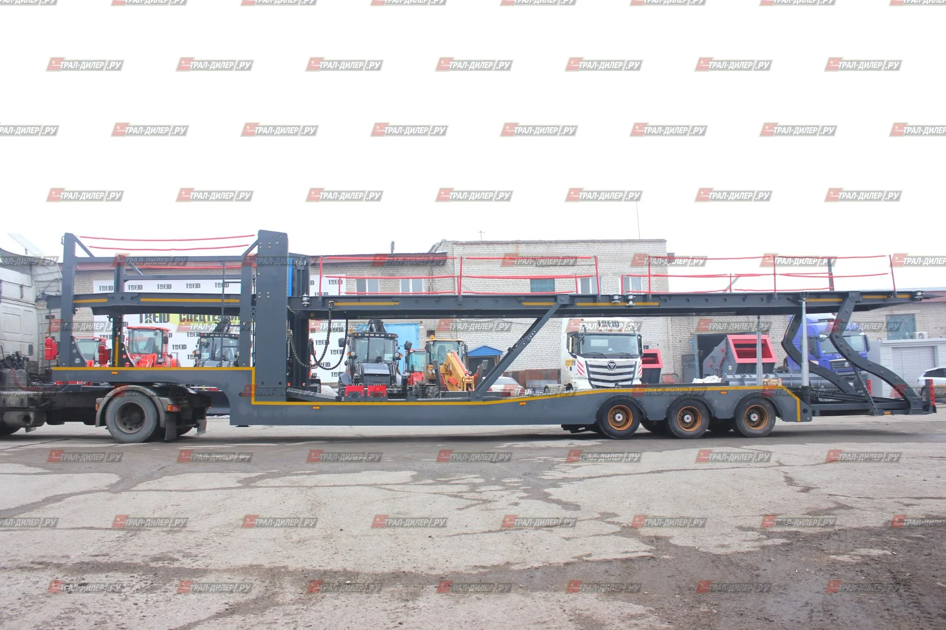 Автовоз- контейнеровоз  Luxuda LZC9506BG - миниатюра 8
