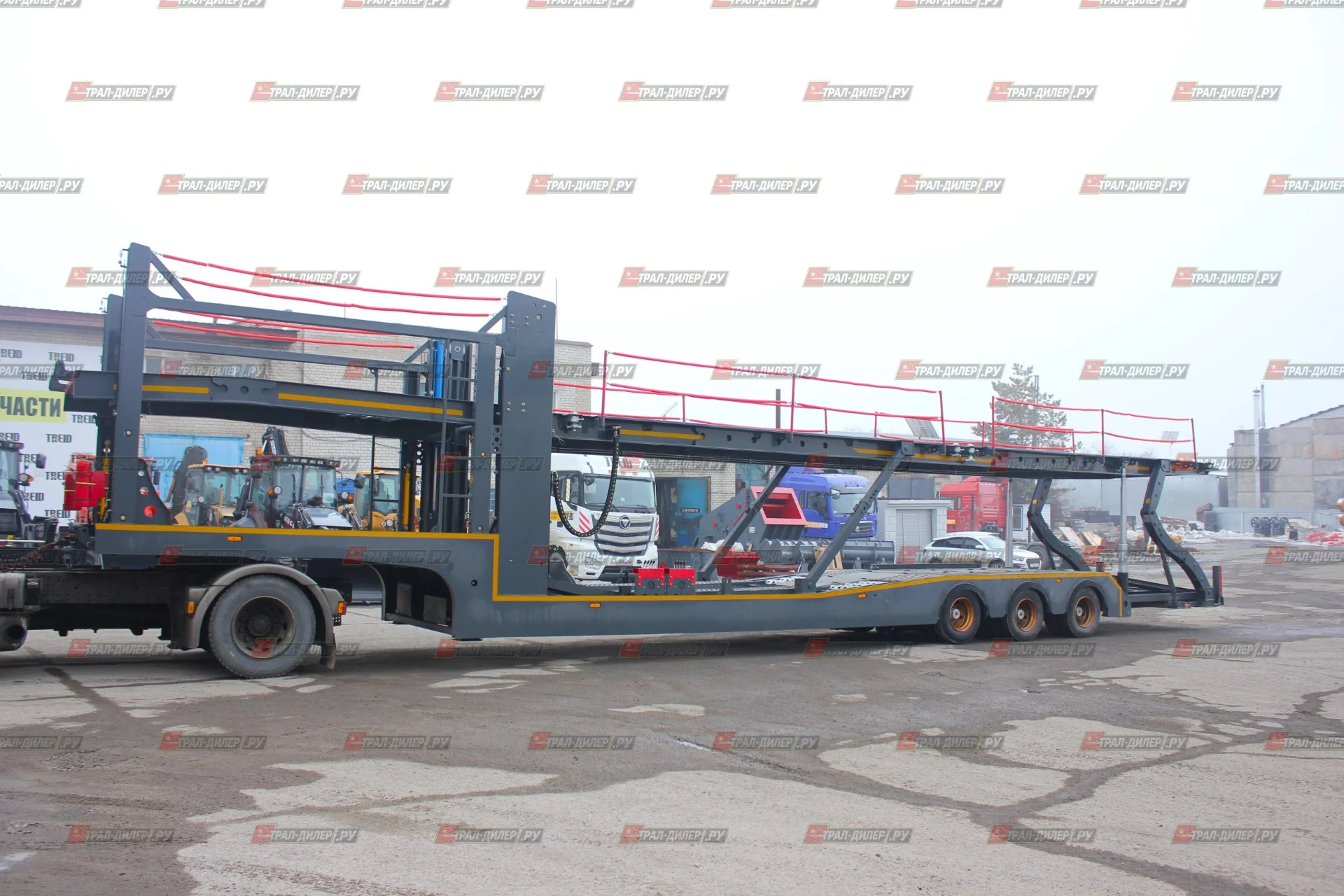 Автовоз- контейнеровоз  Luxuda LZC9506BG - миниатюра 9