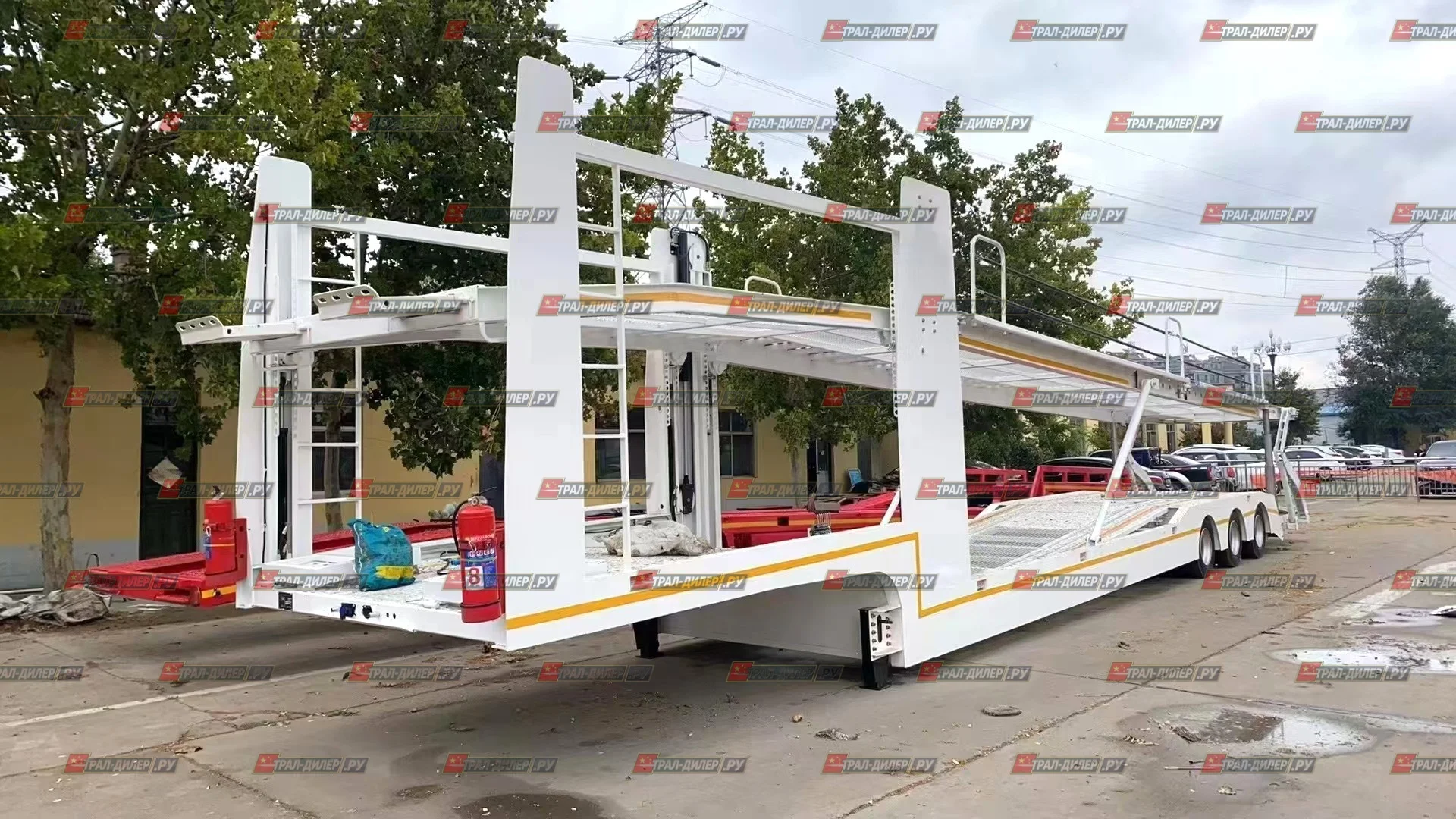 В наличии! Автовоз-контейнеровоз Luxuda LZC9506BG - миниатюра 3