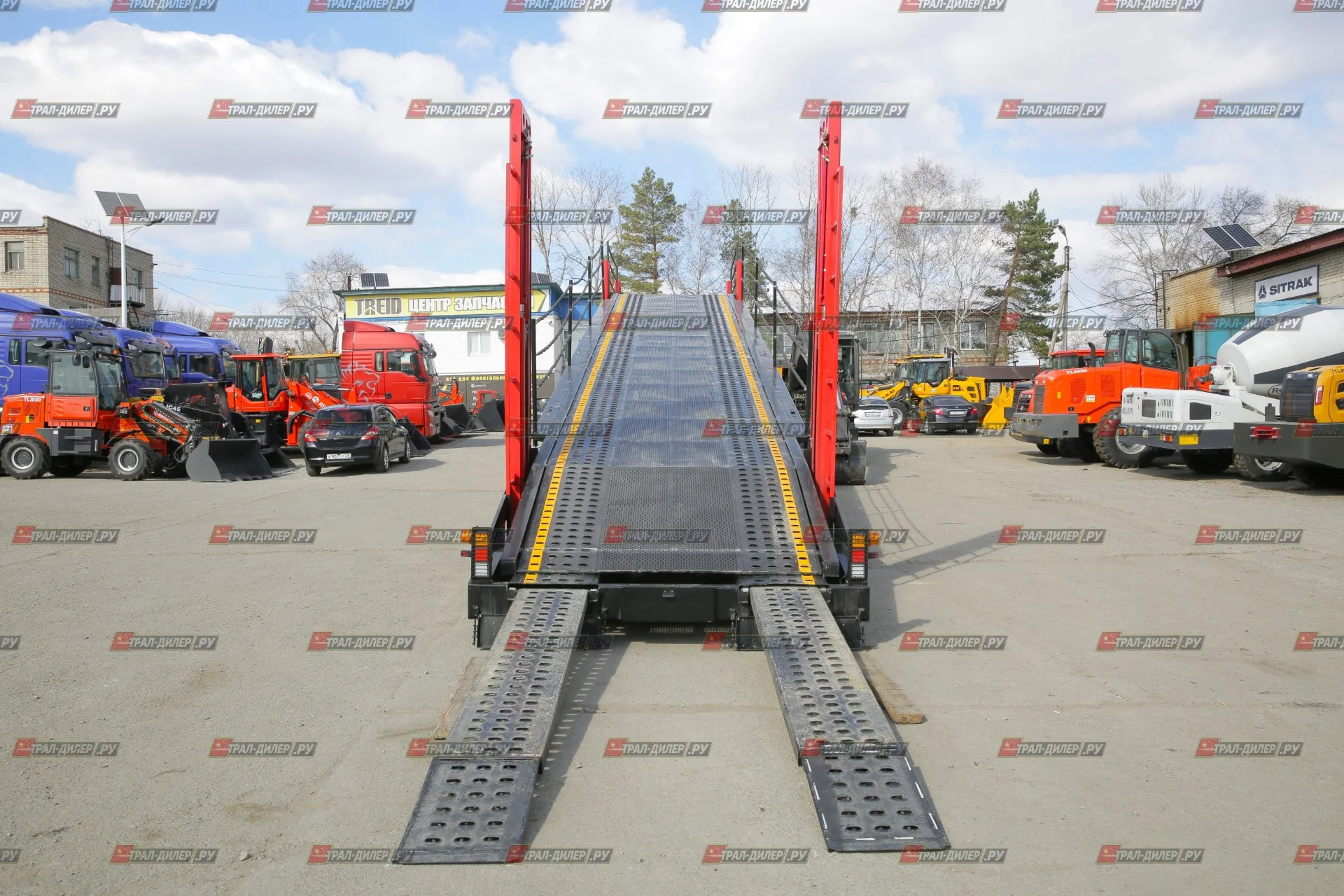 Автовоз гидравлический Amur LYR9402TCL на 8 машин - миниатюра 9