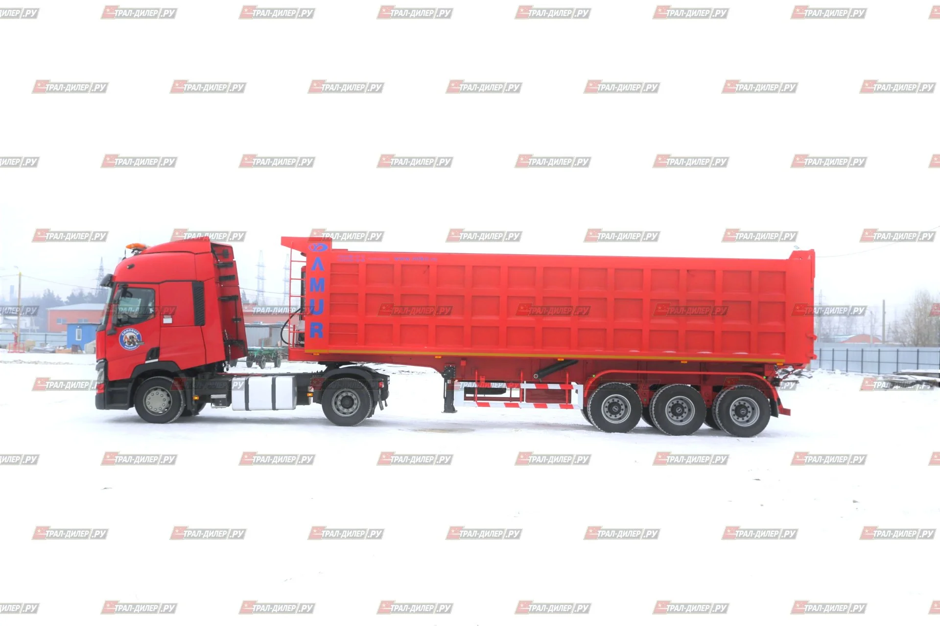 Полуприцеп самосвальный AMUR LYR9600ZX С ЗАДНЕЙ РАЗГРУЗКОЙ - изображение 1