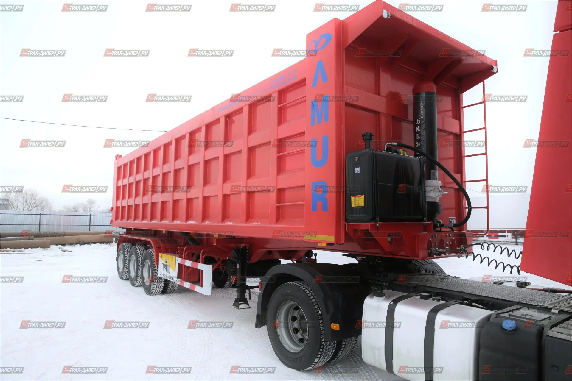 Полуприцеп самосвальный AMUR LYR9600ZX С ЗАДНЕЙ РАЗГРУЗКОЙ - миниатюра 18