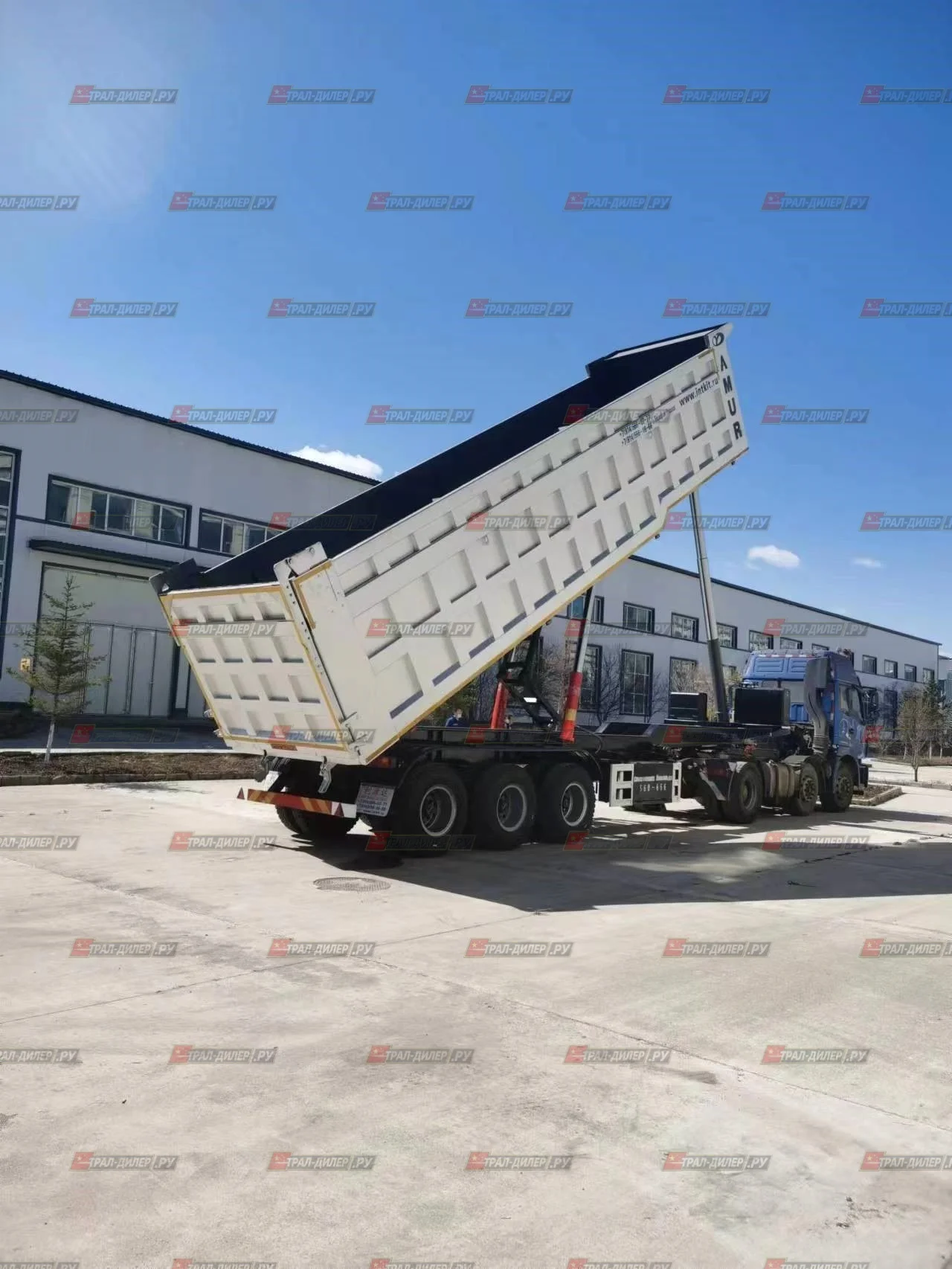Полуприцеп самосвальный AMUR LYR9600ZX С ЗАДНЕЙ РАЗГРУЗКОЙ - миниатюра 27