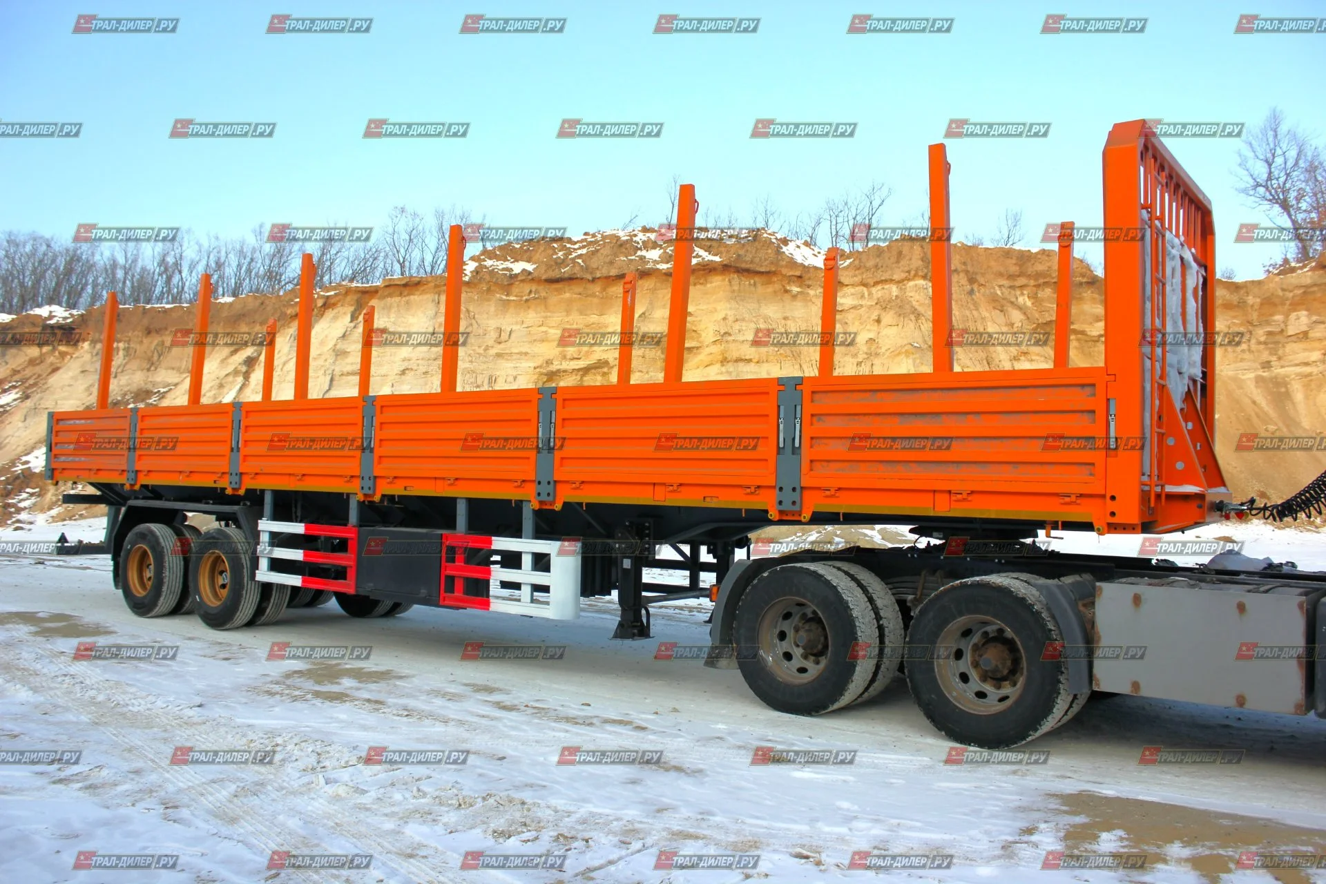 В наличии! Бортовой полуприцеп AMUR LYR9500JSR  13,3 м