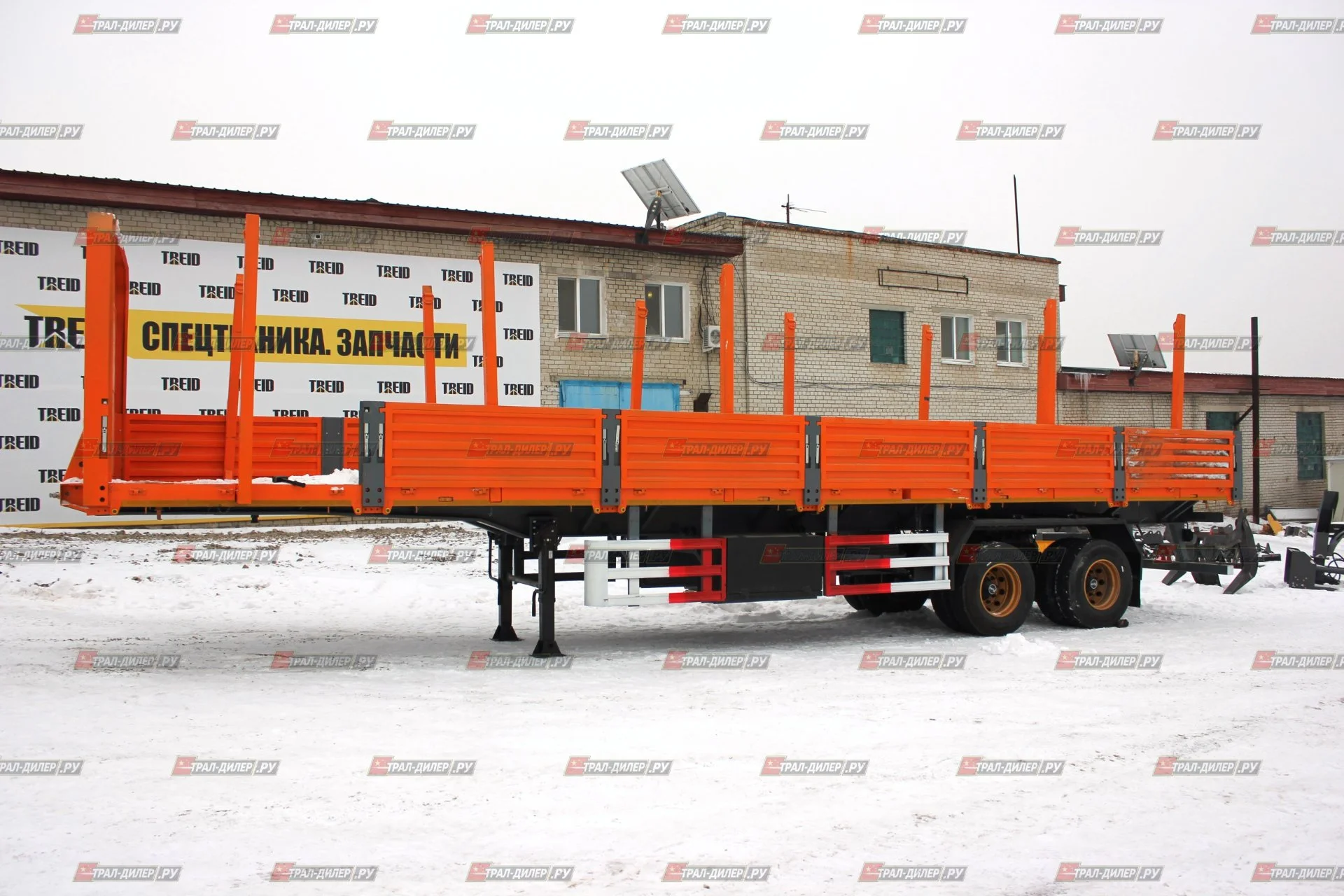 В наличии! Бортовой полуприцеп AMUR LYR9500JSR 13,3 м - миниатюра 7