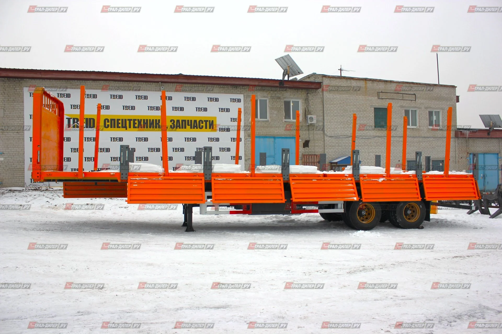 В наличии! Бортовой полуприцеп AMUR LYR9500JSR 13,3 м - миниатюра 8