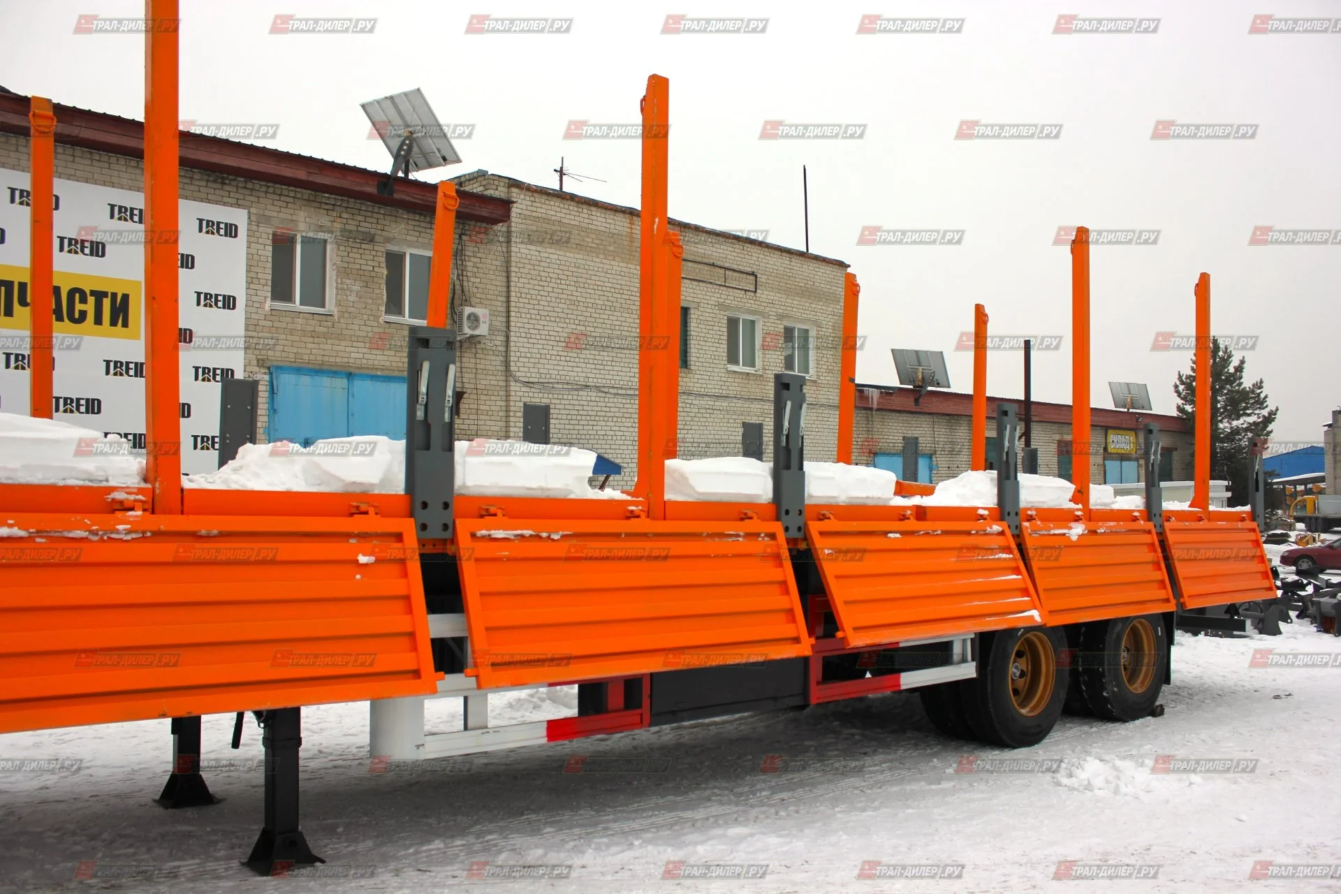 В наличии! Бортовой полуприцеп AMUR LYR9500JSR 13,3 м - миниатюра 10