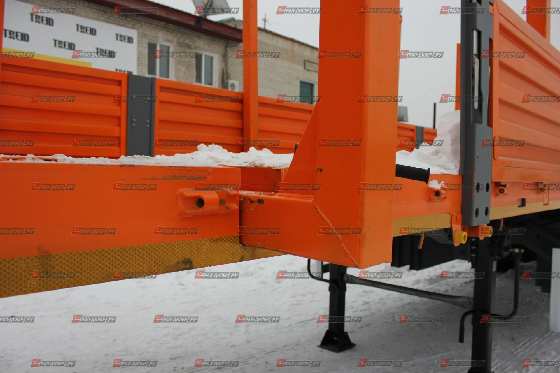 В наличии! Бортовой полуприцеп AMUR LYR9500JSR 13,3 м - миниатюра 11