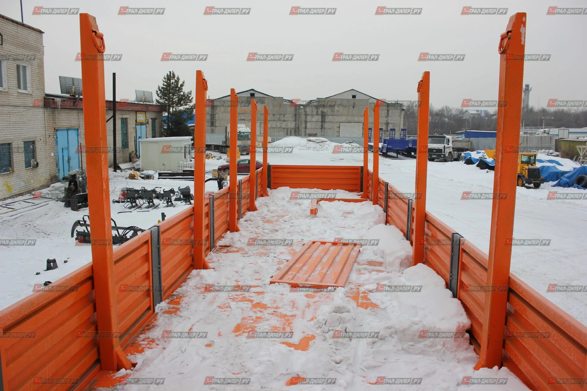 В наличии! Бортовой полуприцеп AMUR LYR9500JSR 13,3 м - миниатюра 12