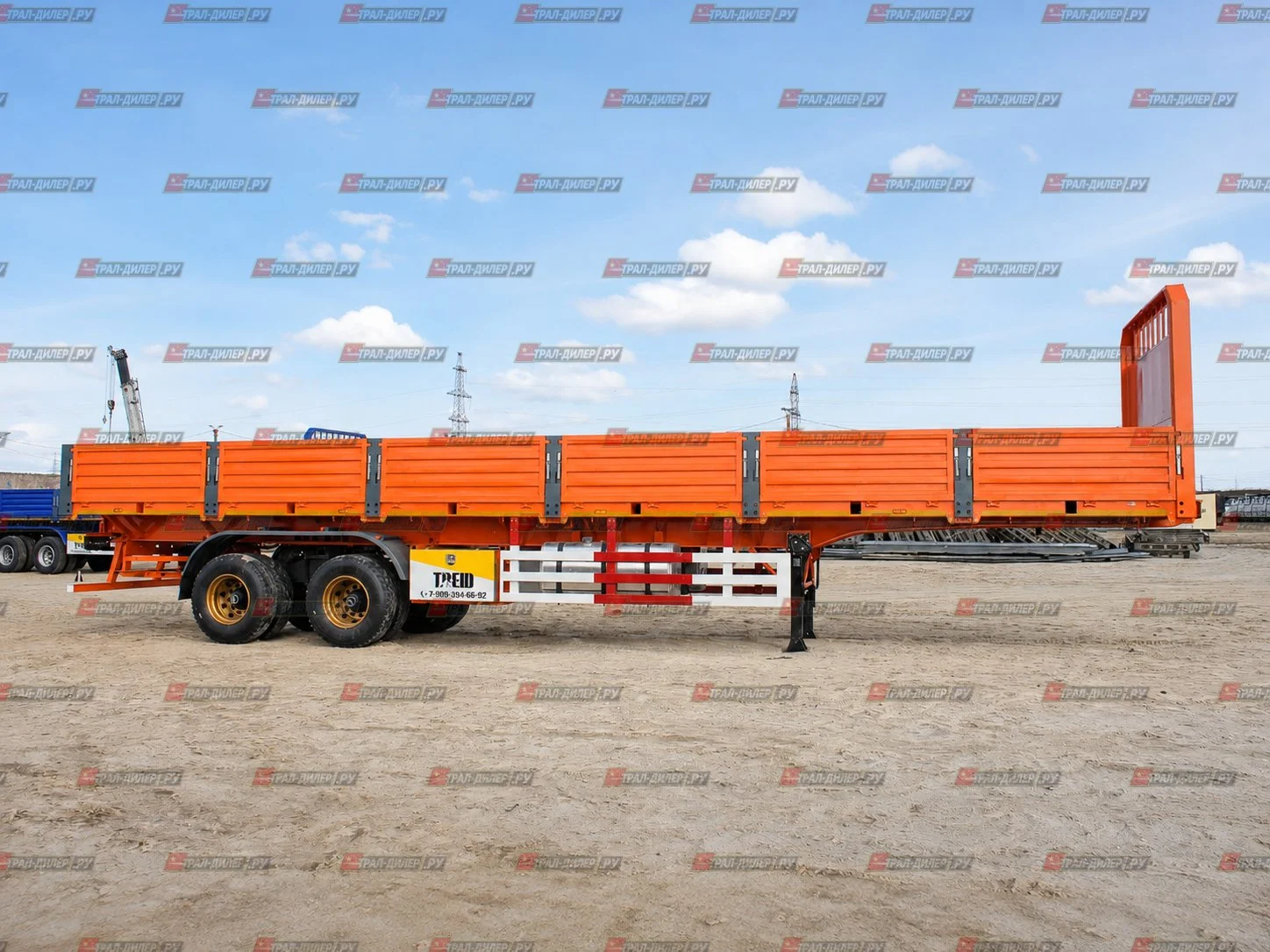 В наличии! Бортовой полуприцеп AMUR LYR9500JSR 13,3 м