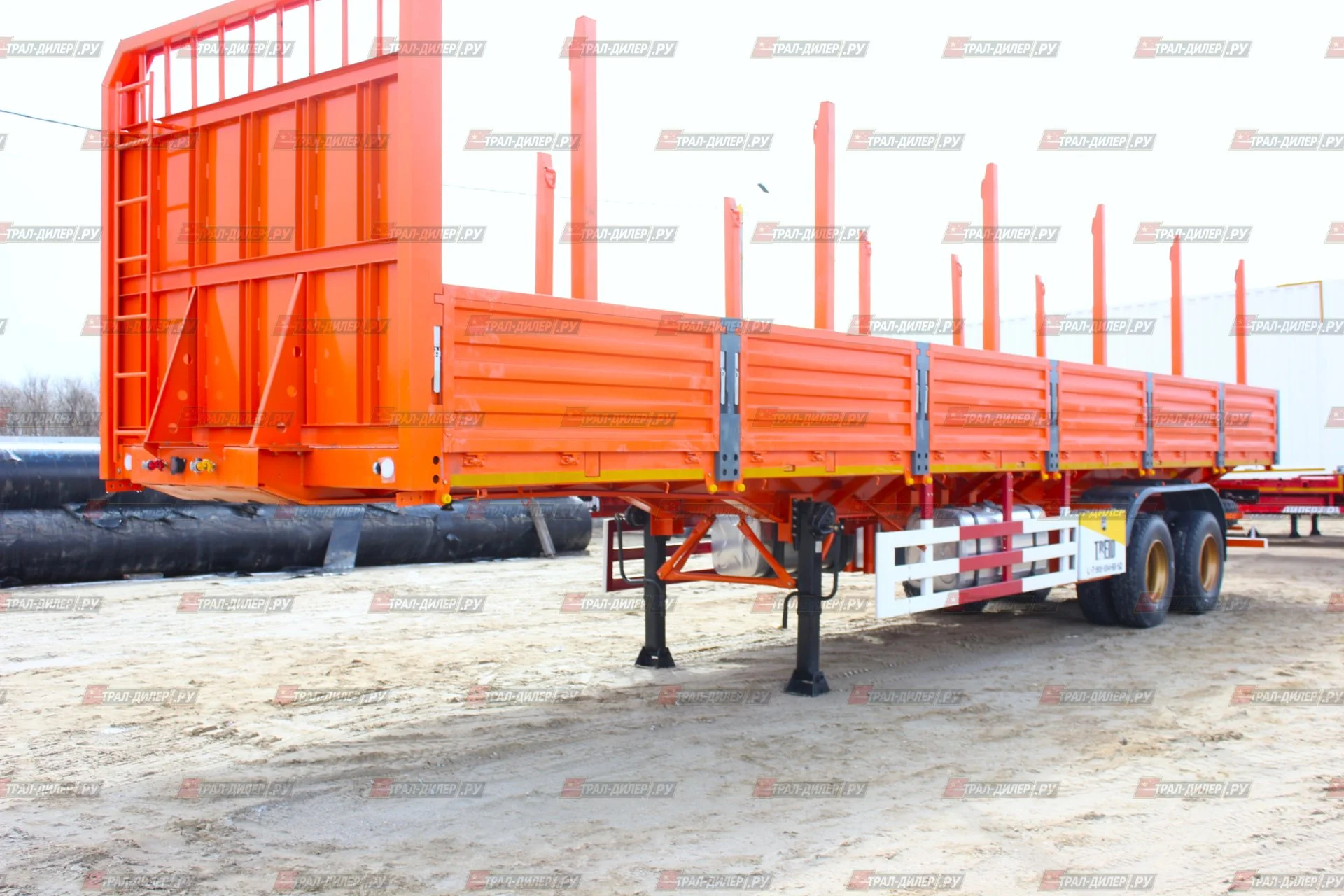 В наличии! Бортовой полуприцеп AMUR LYR9500JSR 13,3 м - миниатюра 27