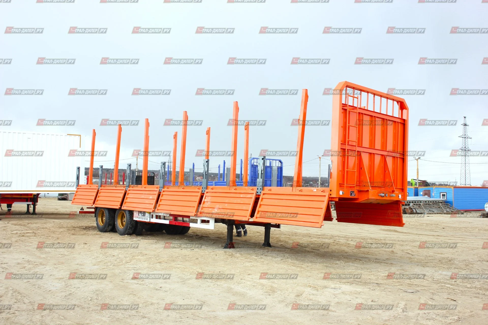В наличии! Бортовой полуприцеп AMUR LYR9500JSR 13,3 м - миниатюра 41