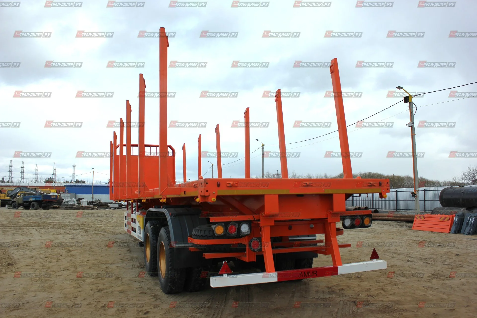 В наличии! Бортовой полуприцеп AMUR LYR9500JSR 13,3 м - миниатюра 47