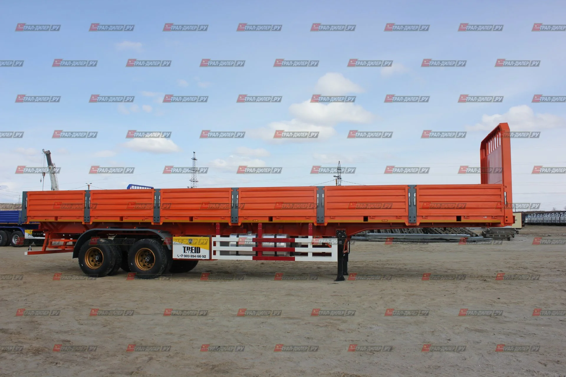 В наличии! Бортовой полуприцеп AMUR LYR9500JSR 13,3 м - миниатюра 54
