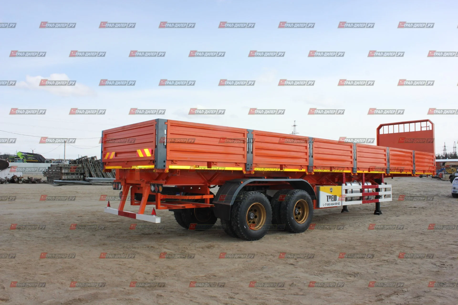 В наличии! Бортовой полуприцеп AMUR LYR9500JSR 13,3 м - миниатюра 55