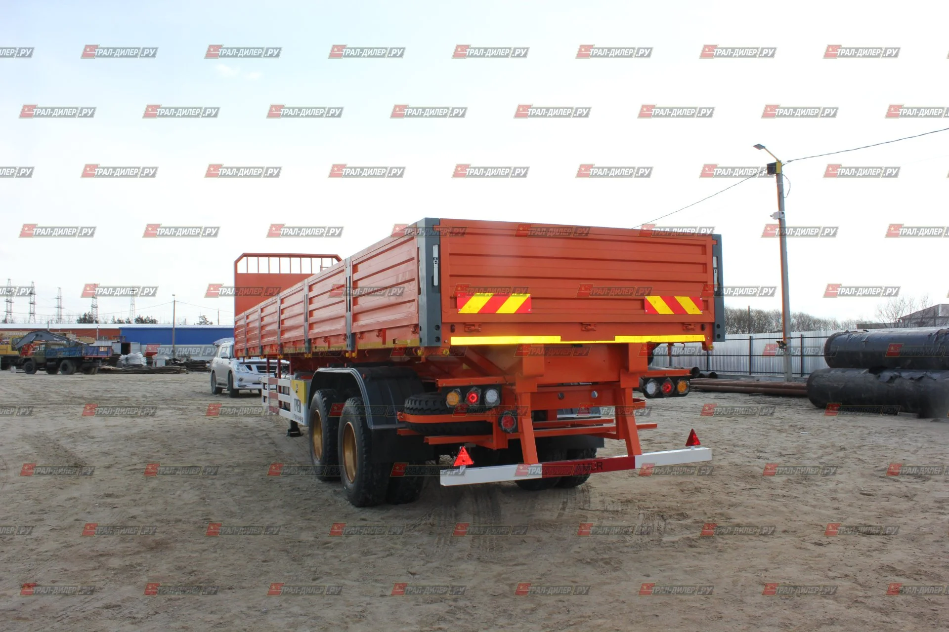 В наличии! Бортовой полуприцеп AMUR LYR9500JSR 13,3 м - миниатюра 56