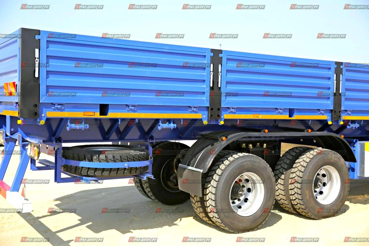В наличии! Полуприцеп бортовой Amur LYR9500JSR 14 м - миниатюра 3