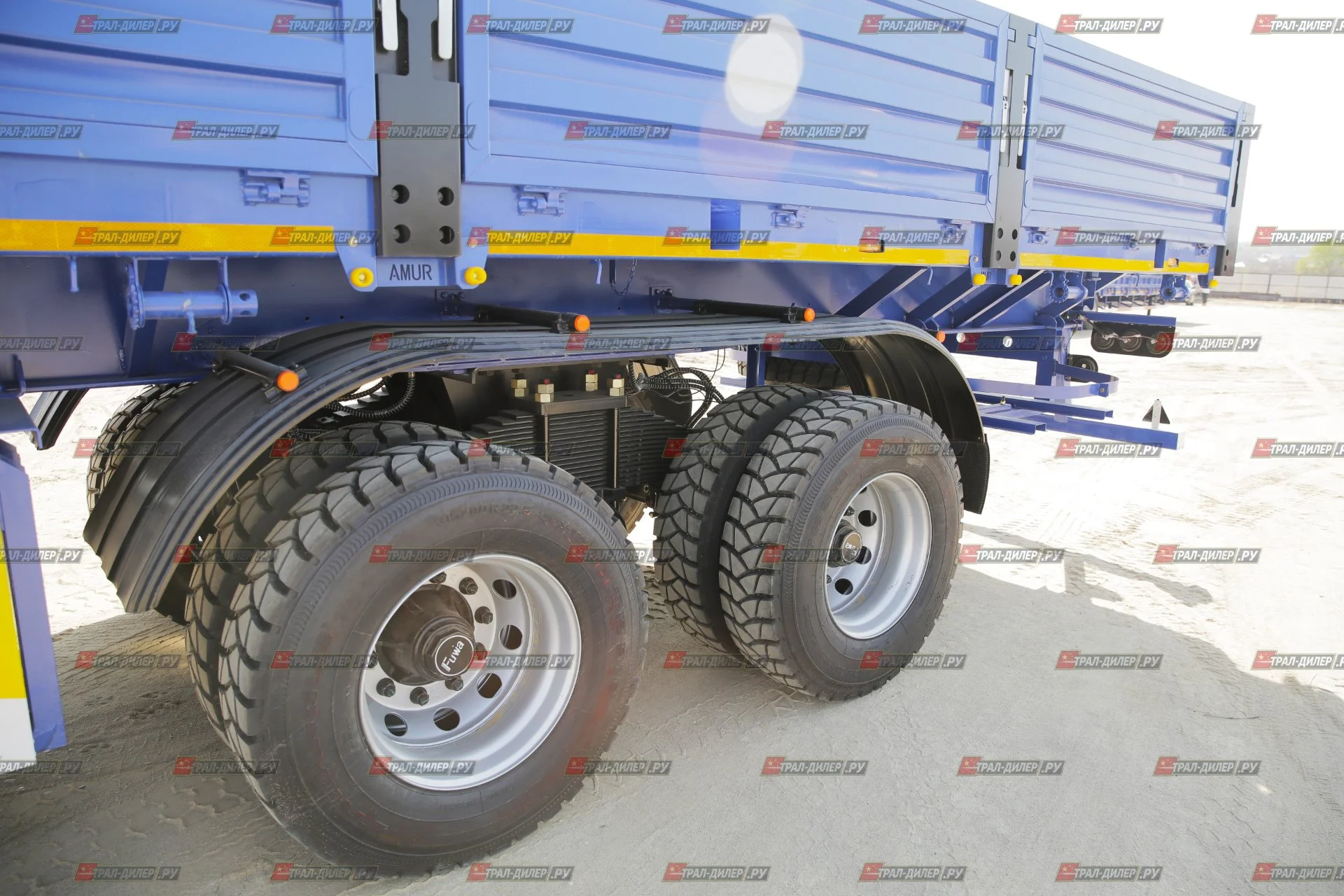 В наличии! Полуприцеп бортовой Amur LYR9500JSR 14 м - миниатюра 12