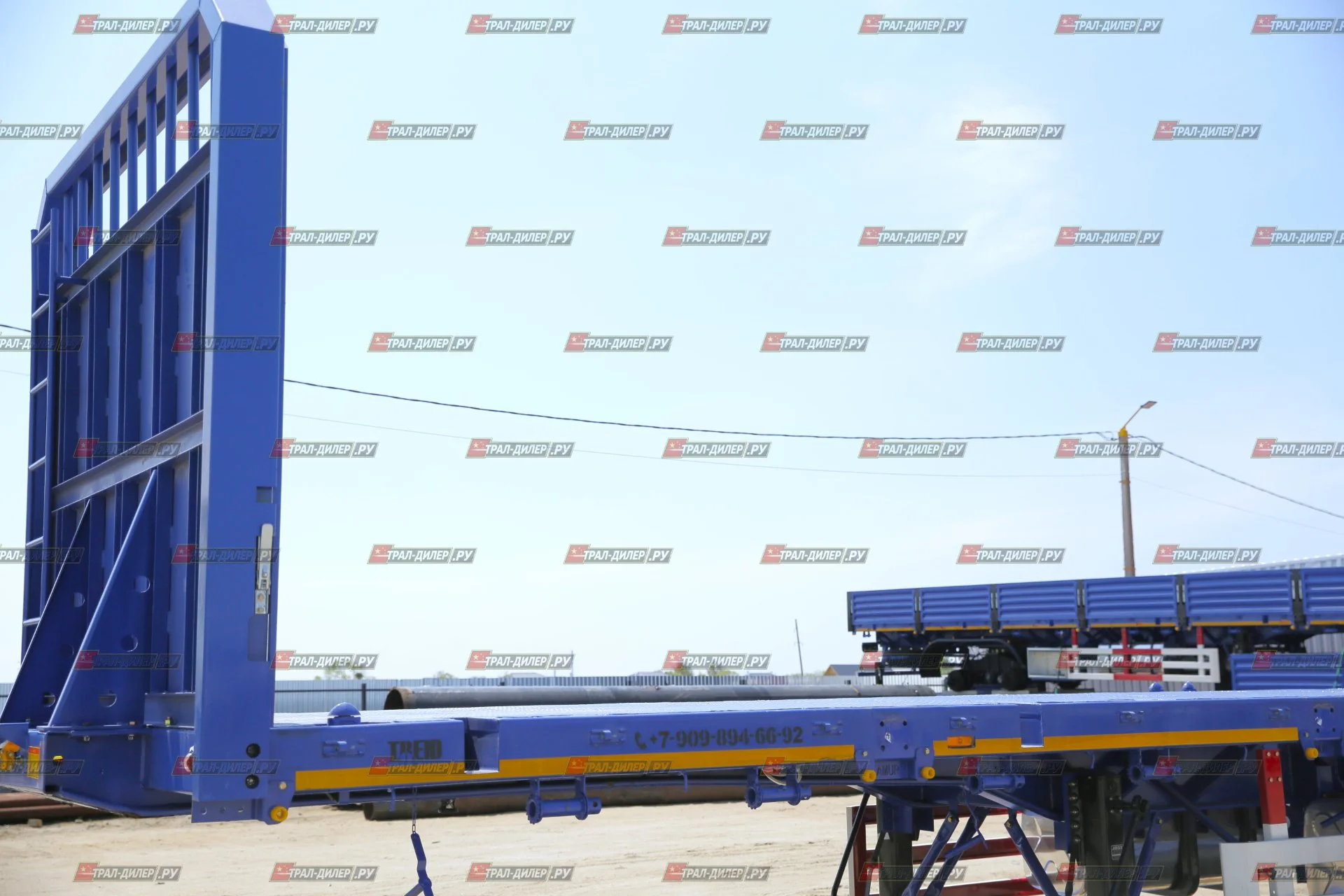 В наличии! Полуприцеп бортовой Amur LYR9500JSR 14 м - миниатюра 20