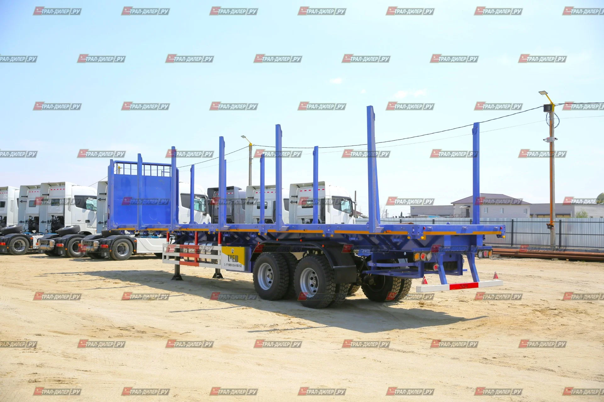 В наличии! Полуприцеп бортовой Amur LYR9500JSR 14 м - миниатюра 26