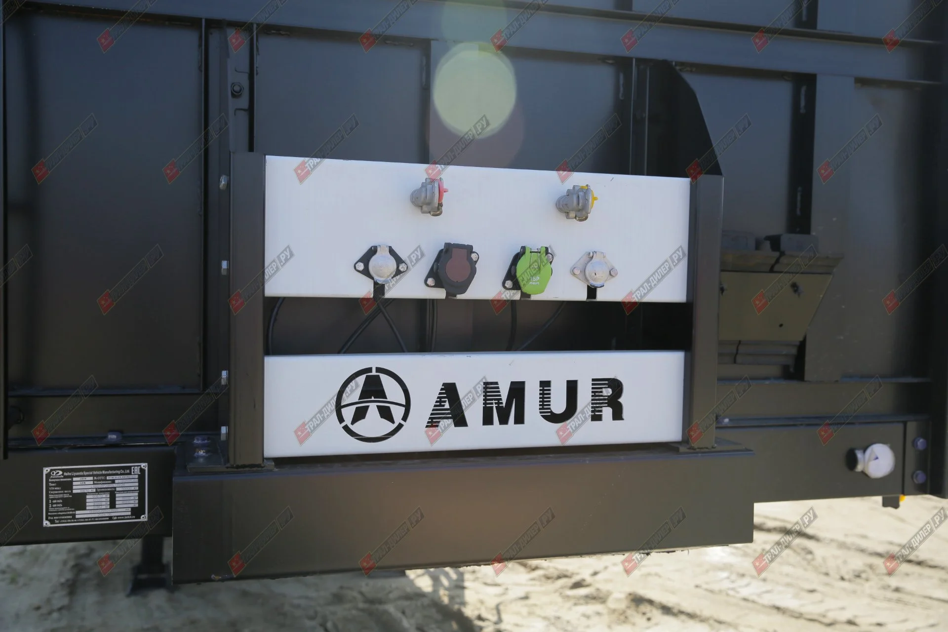 Полуприцеп бортовой Amur LYR9500JSR на BPW - миниатюра 5