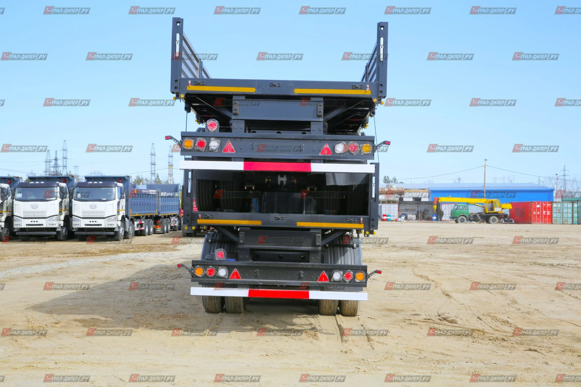 Бортовой полуприцеп Amur LYR9600JS 14,5 м 60 т - миниатюра 2