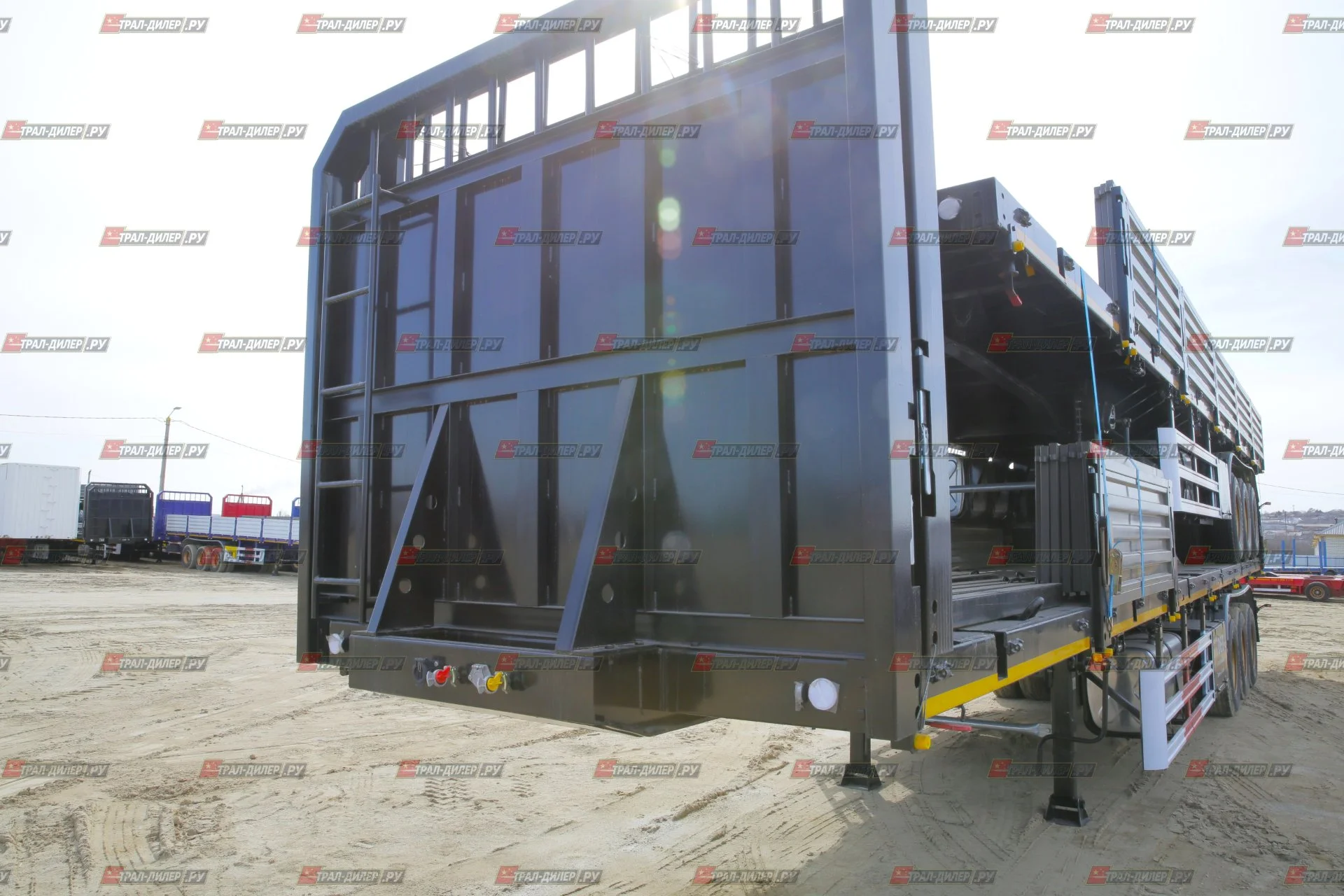Бортовой полуприцеп Amur LYR9600JS 14,5 м 60 т - миниатюра 5