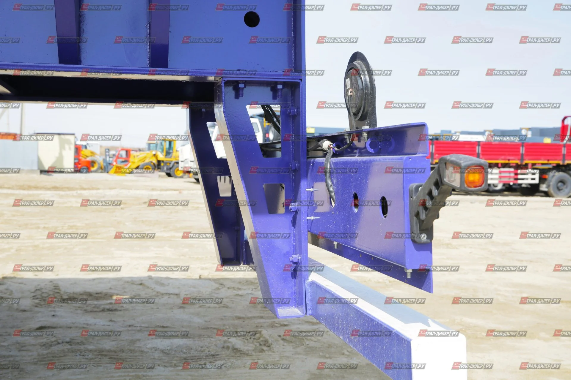 Полуприцеп бортовой Amur LYR9600JS 13,3 м, дисковые тормоза - миниатюра 7