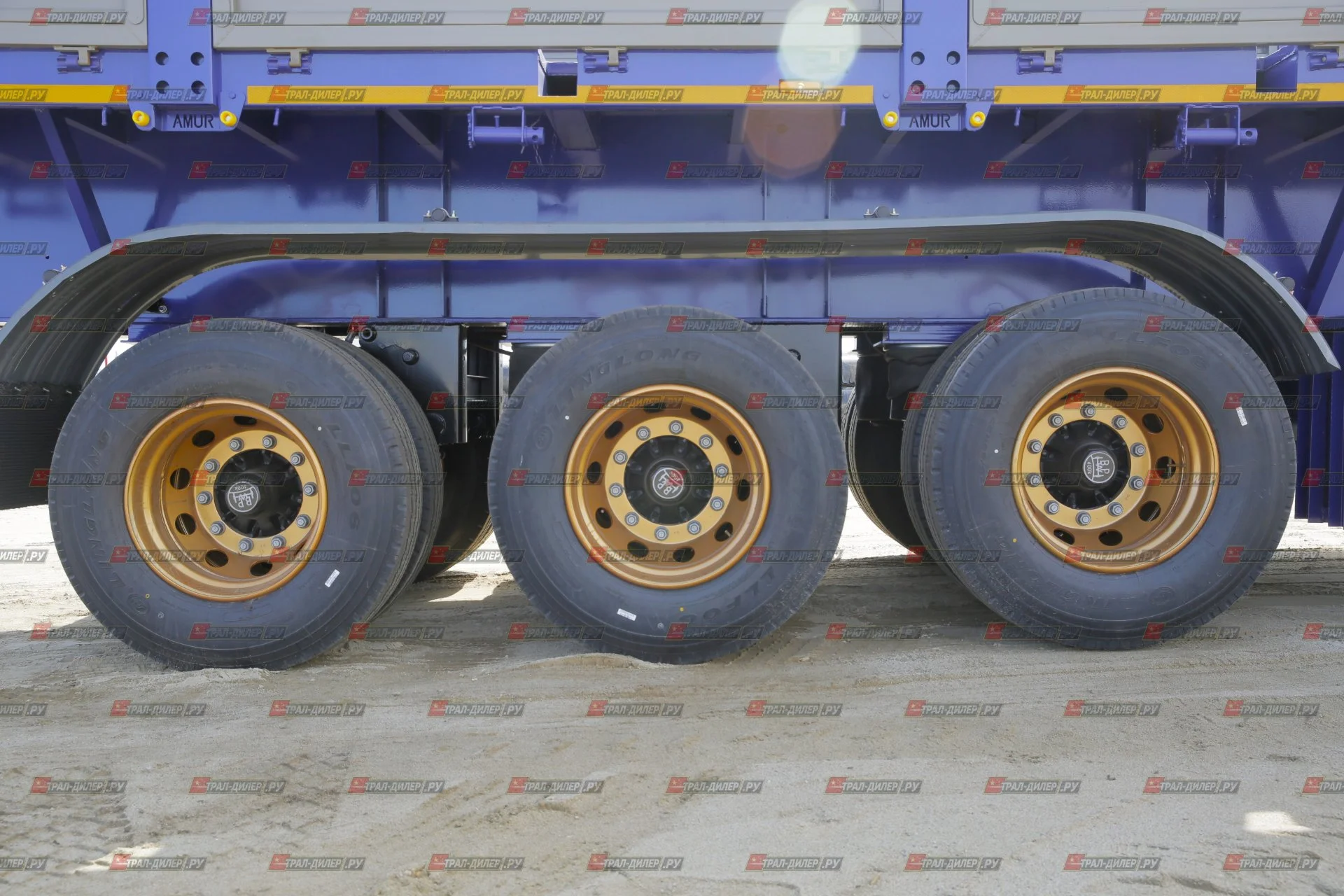 Полуприцеп бортовой Amur LYR9600JS 13,3 м, дисковые тормоза - миниатюра 13