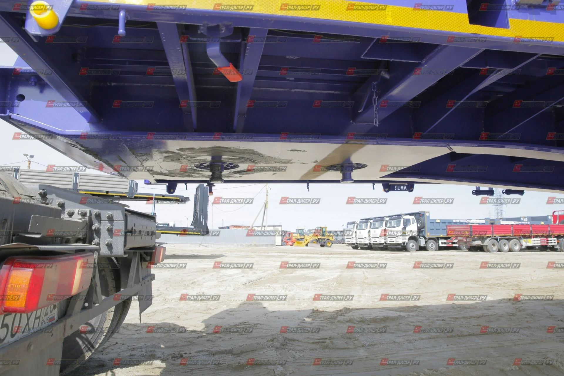 Полуприцеп бортовой Amur LYR9600JS 13,3 м, дисковые тормоза - миниатюра 21