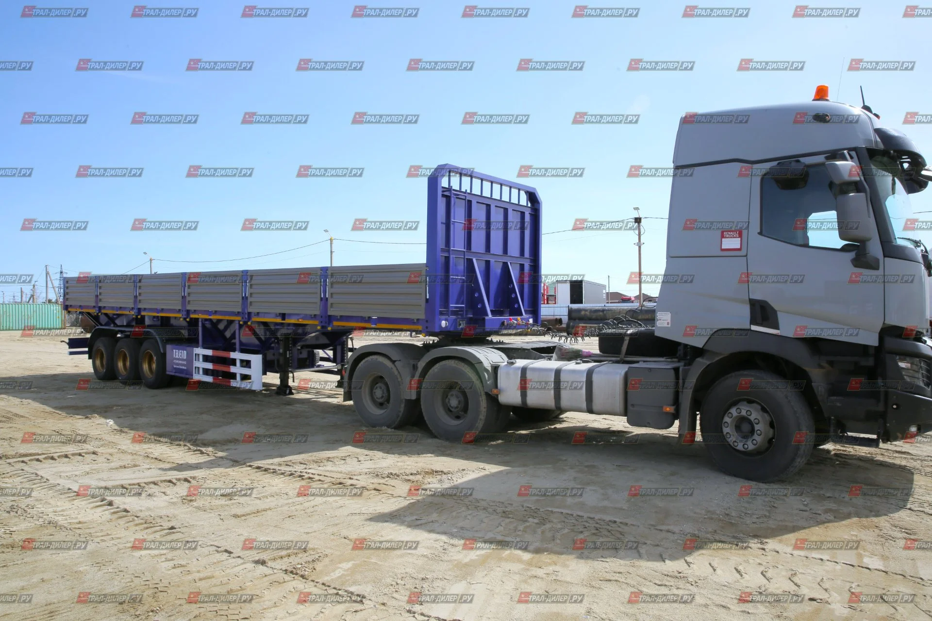 Полуприцеп бортовой Amur LYR9600JS 13,3 м, дисковые тормоза - миниатюра 25