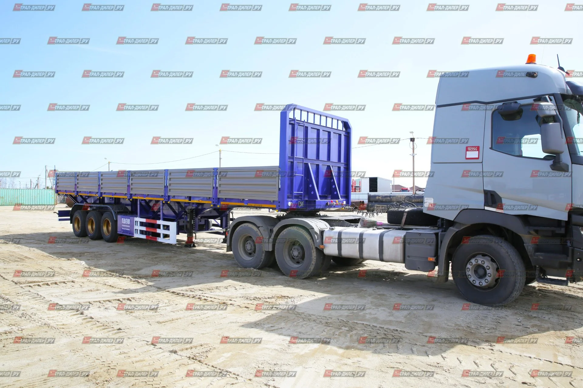 Полуприцеп бортовой Amur LYR9600JS 13,3 м, дисковые тормоза - миниатюра 26