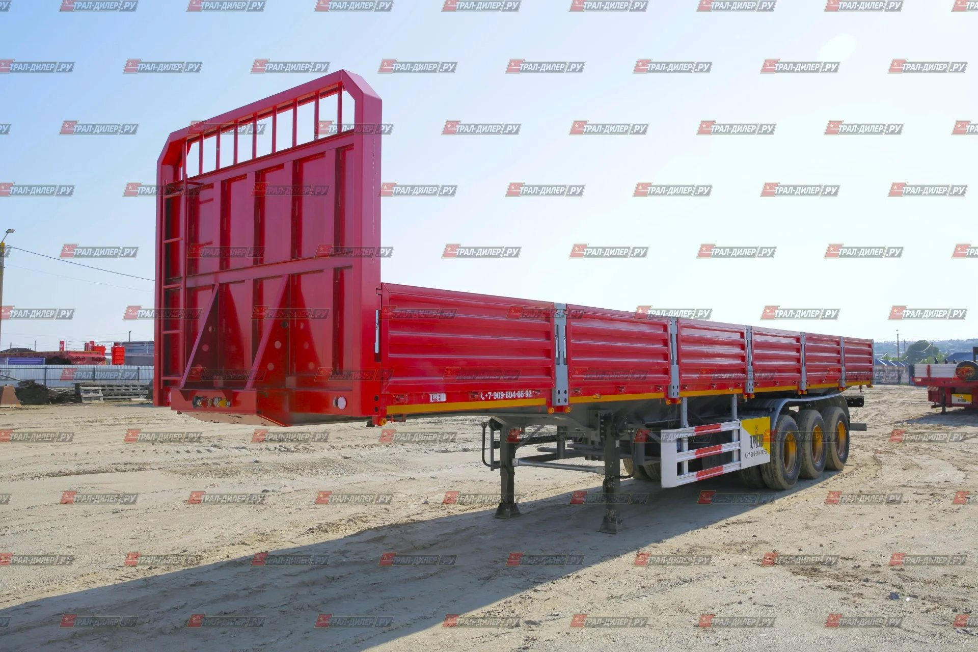 Полуприцеп бортовой Amur LYR9600JS - миниатюра 4